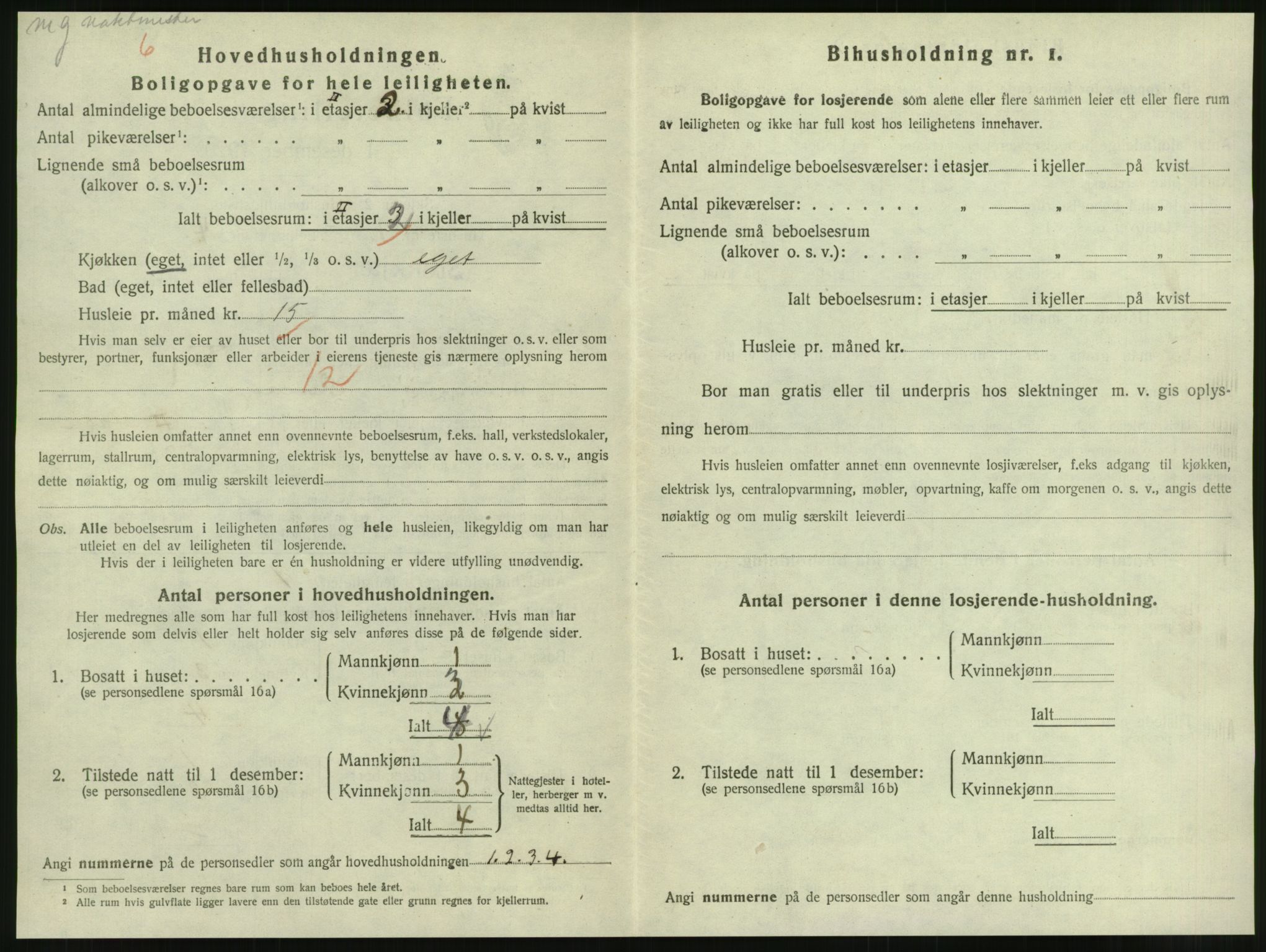 SAT, 1920 census for Steinkjer, 1920, p. 1119