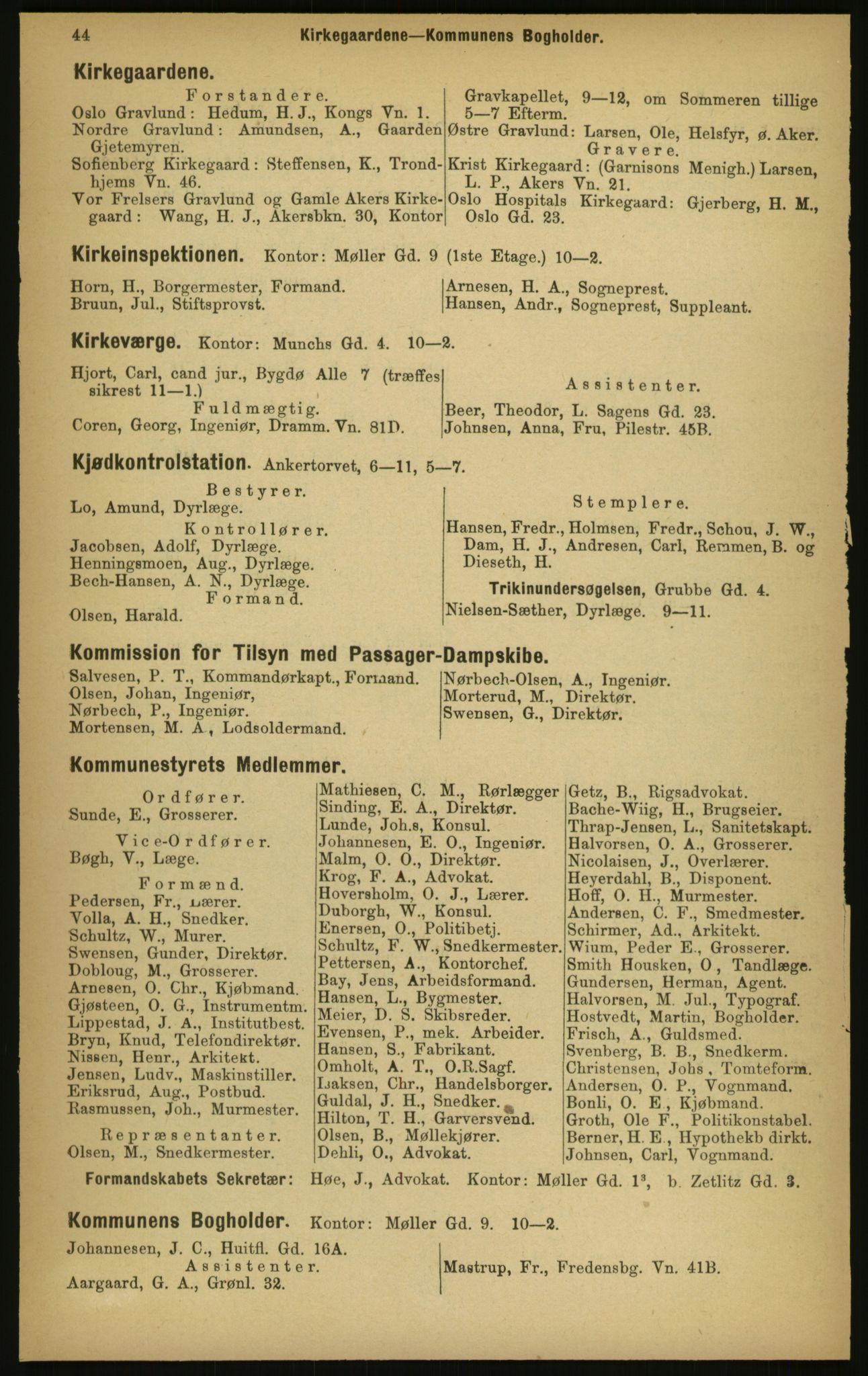 Kristiania/Oslo adressebok, PUBL/-, 1897, p. 44