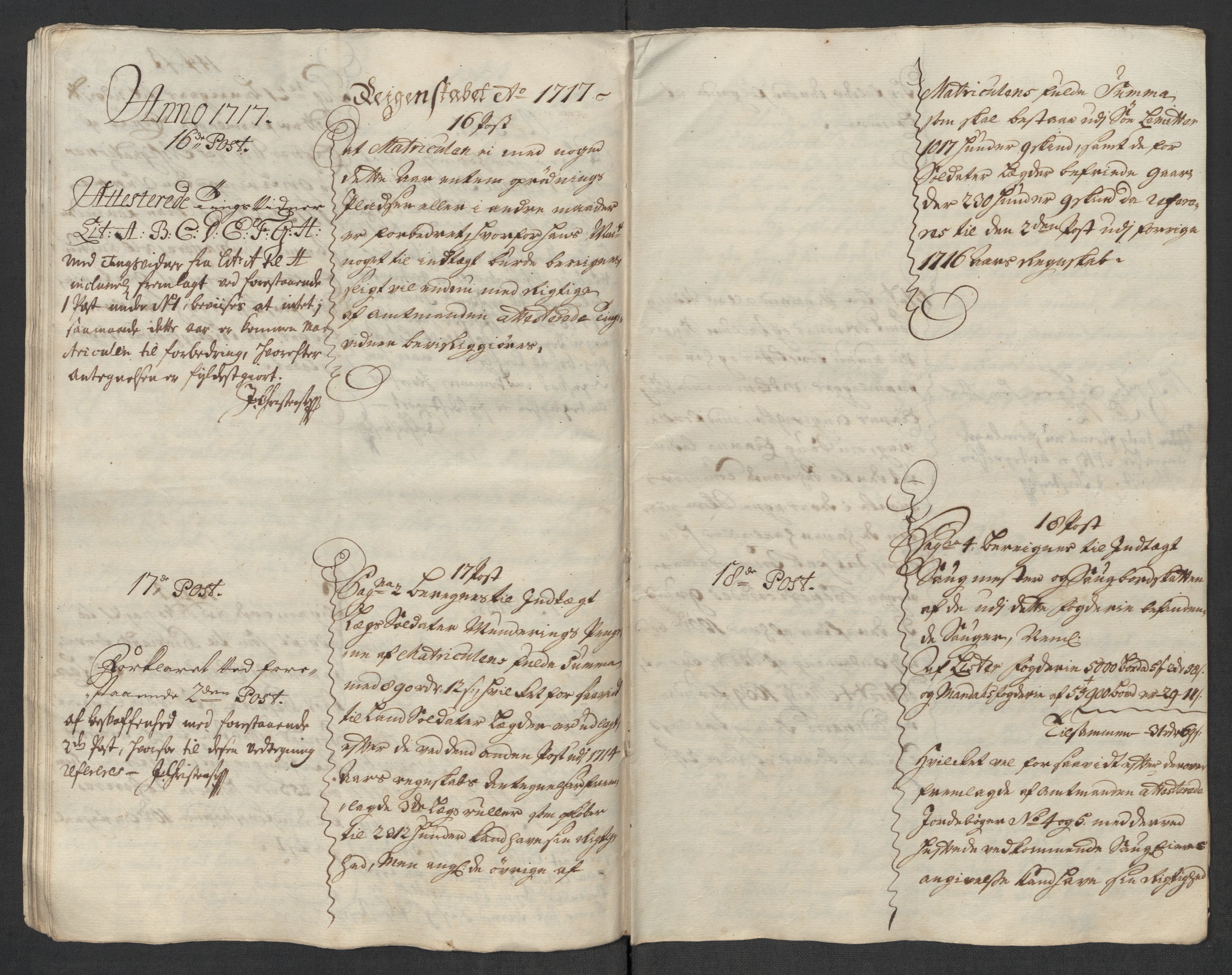 Rentekammeret inntil 1814, Reviderte regnskaper, Fogderegnskap, AV/RA-EA-4092/R43/L2562: Fogderegnskap Lista og Mandal, 1717, p. 17