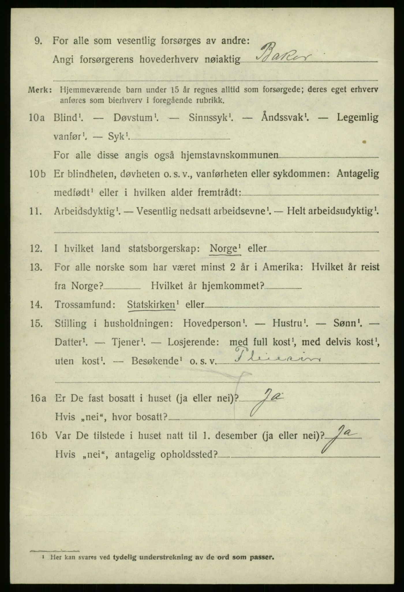 SAB, 1920 census for Davik, 1920, p. 3348