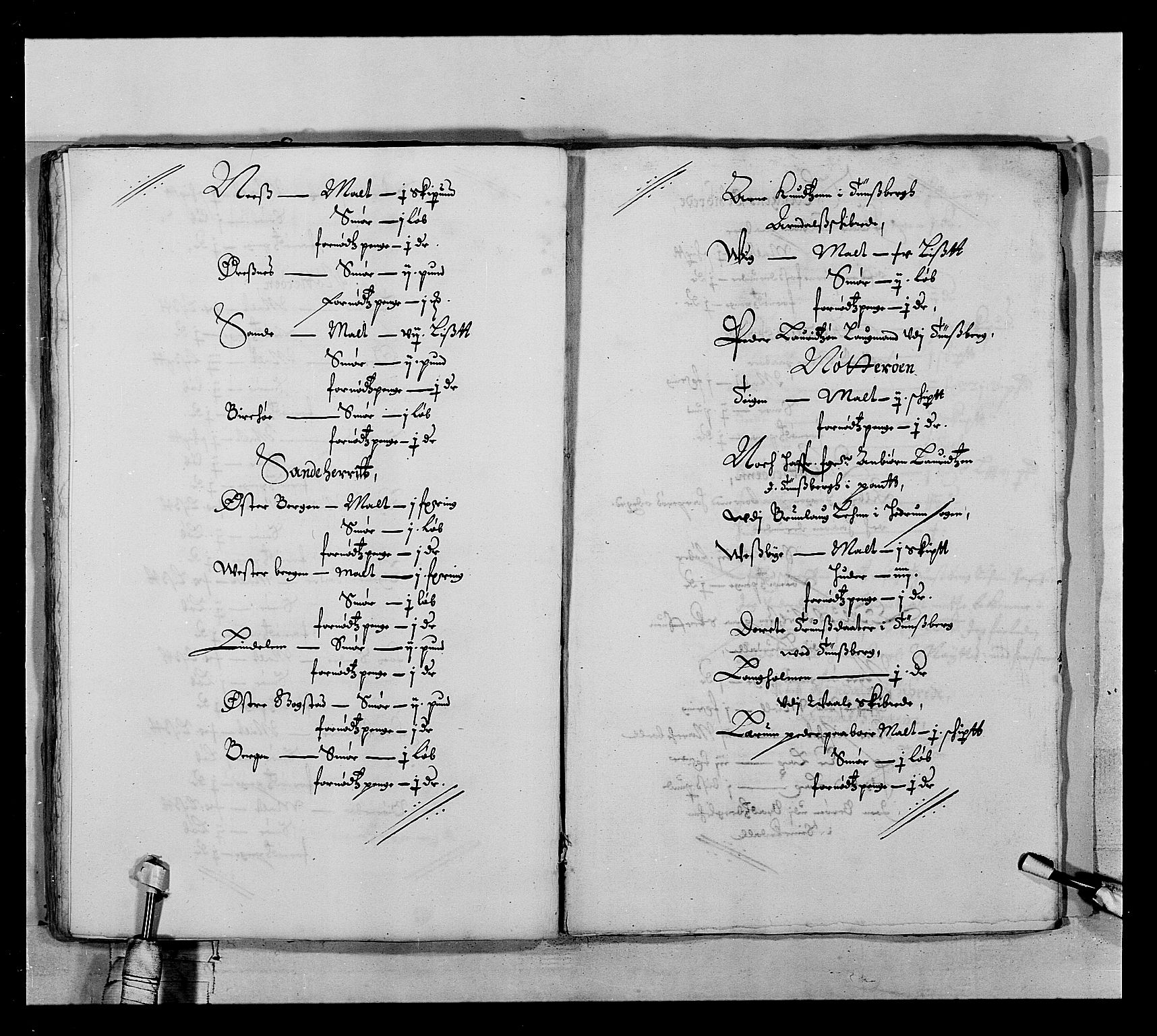 Stattholderembetet 1572-1771, RA/EA-2870/Ek/L0022/0003: Jordebøker 1633-1658: / To jordebøker over viss rente i Tønsberg len, 1633-1647, p. 47