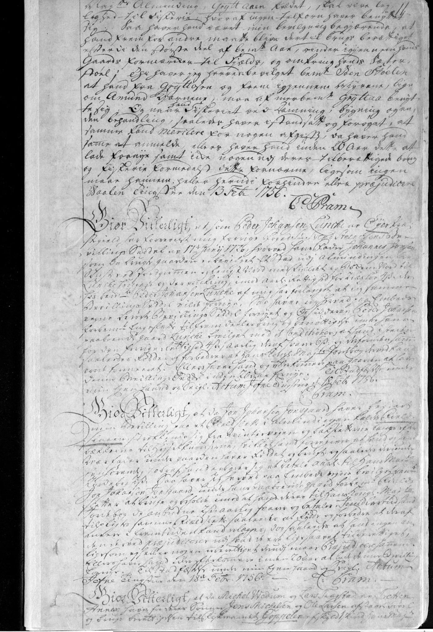 Gudbrandsdalen fogderi, AV/SAH-FOGDO-002/F/Fb/L0002: Bygselprotokoll, 1756-1856, p. 11a