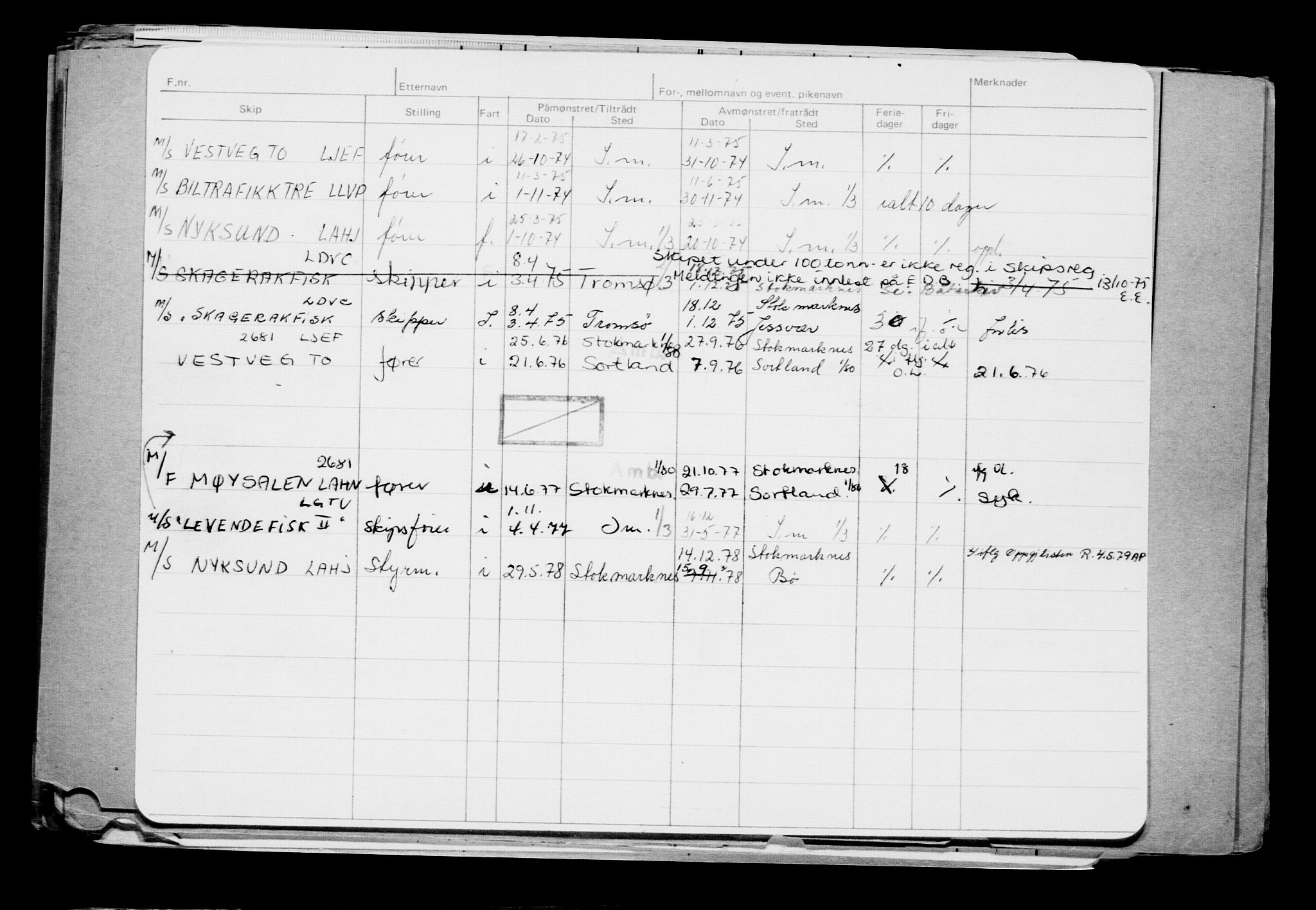 Direktoratet for sjømenn, AV/RA-S-3545/G/Gb/L0183: Hovedkort, 1920, p. 394