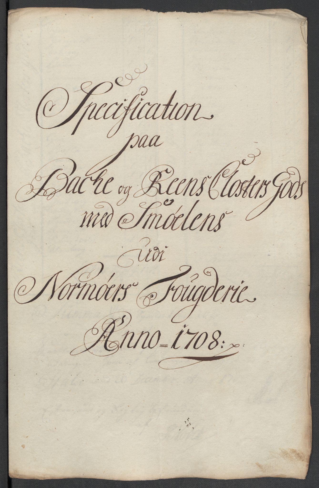 Rentekammeret inntil 1814, Reviderte regnskaper, Fogderegnskap, AV/RA-EA-4092/R56/L3743: Fogderegnskap Nordmøre, 1708, p. 134