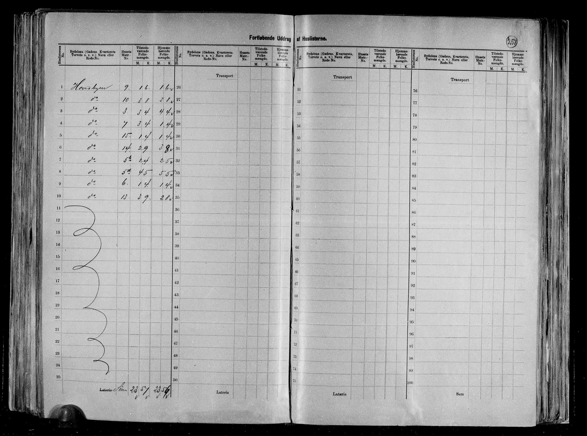 RA, 1891 census for 0801 Kragerø, 1891, p. 42