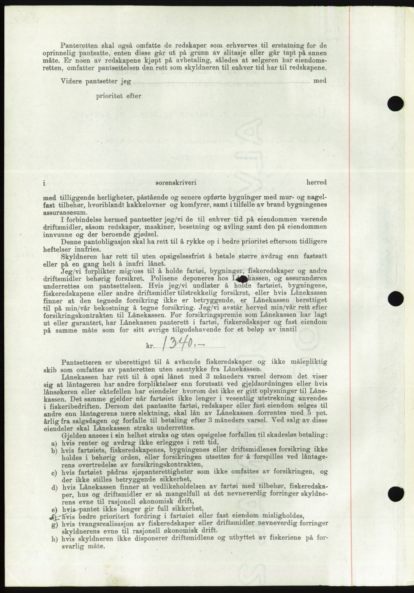 Søre Sunnmøre sorenskriveri, AV/SAT-A-4122/1/2/2C/L0064: Mortgage book no. 58, 1937-1938, Diary no: : 169/1938