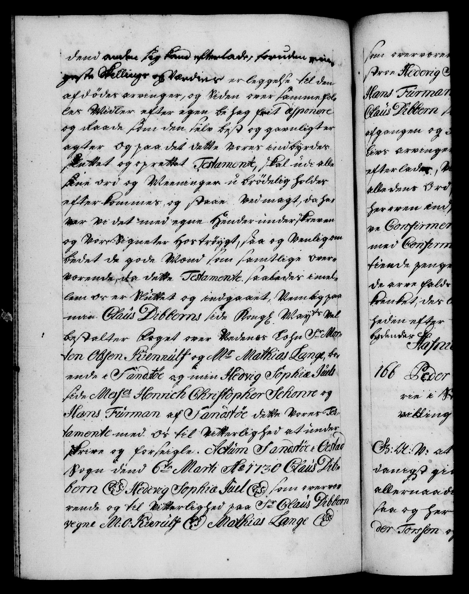 Danske Kanselli 1572-1799, AV/RA-EA-3023/F/Fc/Fca/Fcaa/L0026: Norske registre, 1729-1730, p. 435b