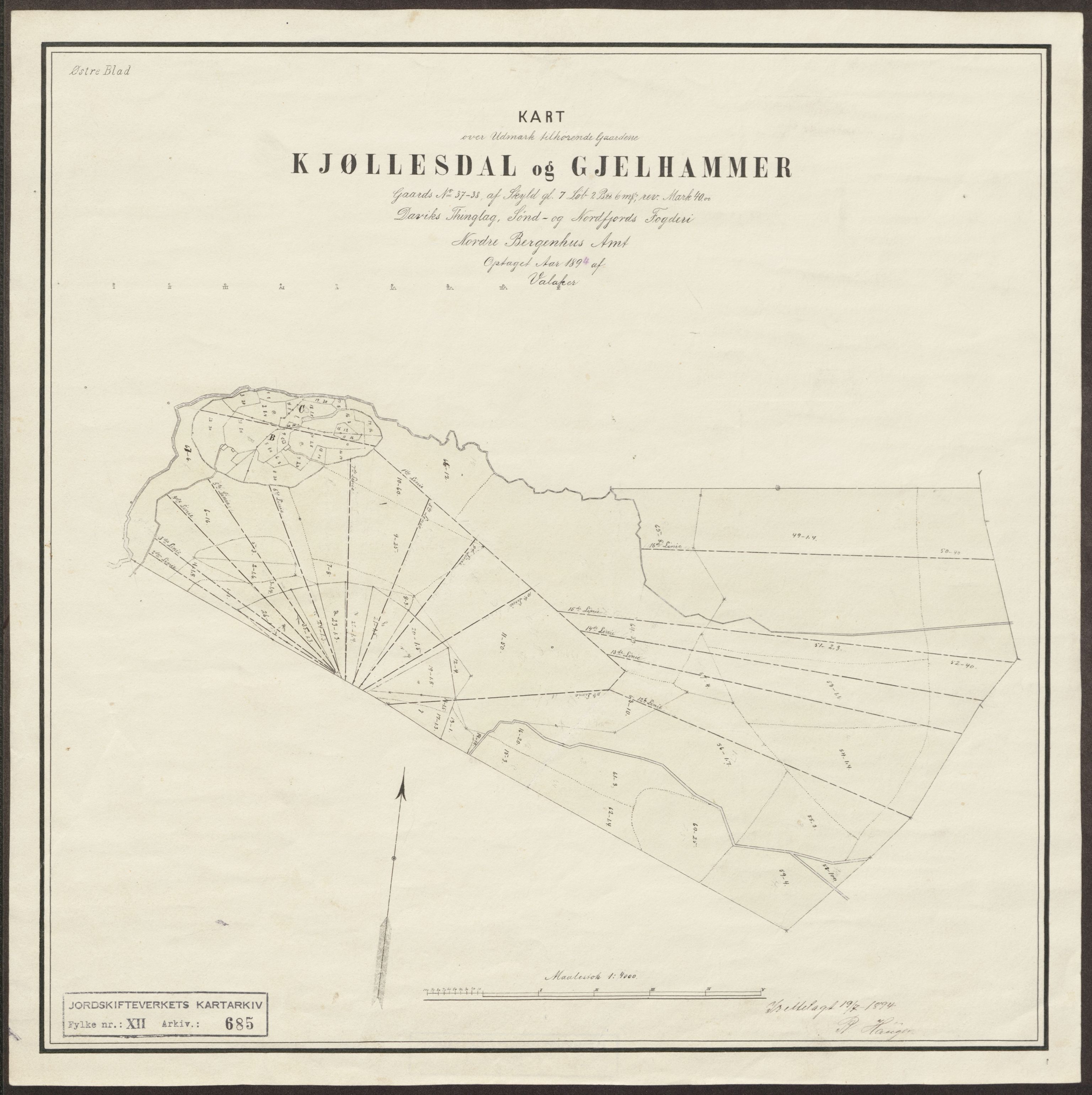 Jordskifteverkets kartarkiv, AV/RA-S-3929/T, 1859-1988, p. 807