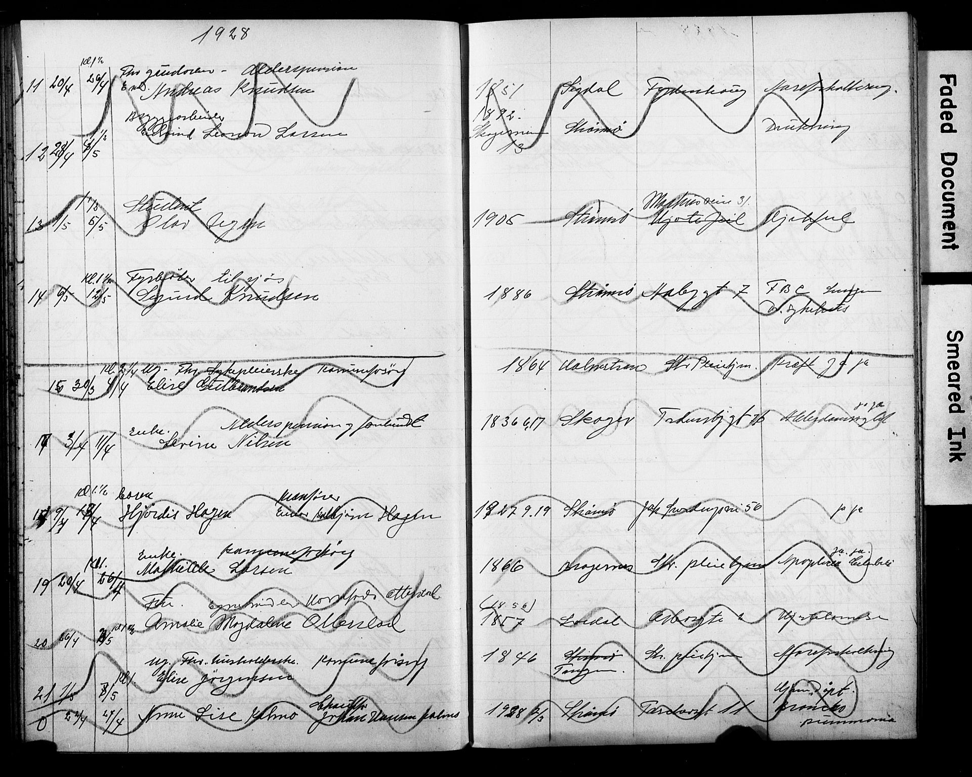 Strømsø kirkebøker, AV/SAKO-A-246/Y/Ya/L0008: Parish register draft no. I 8, 1916-1931