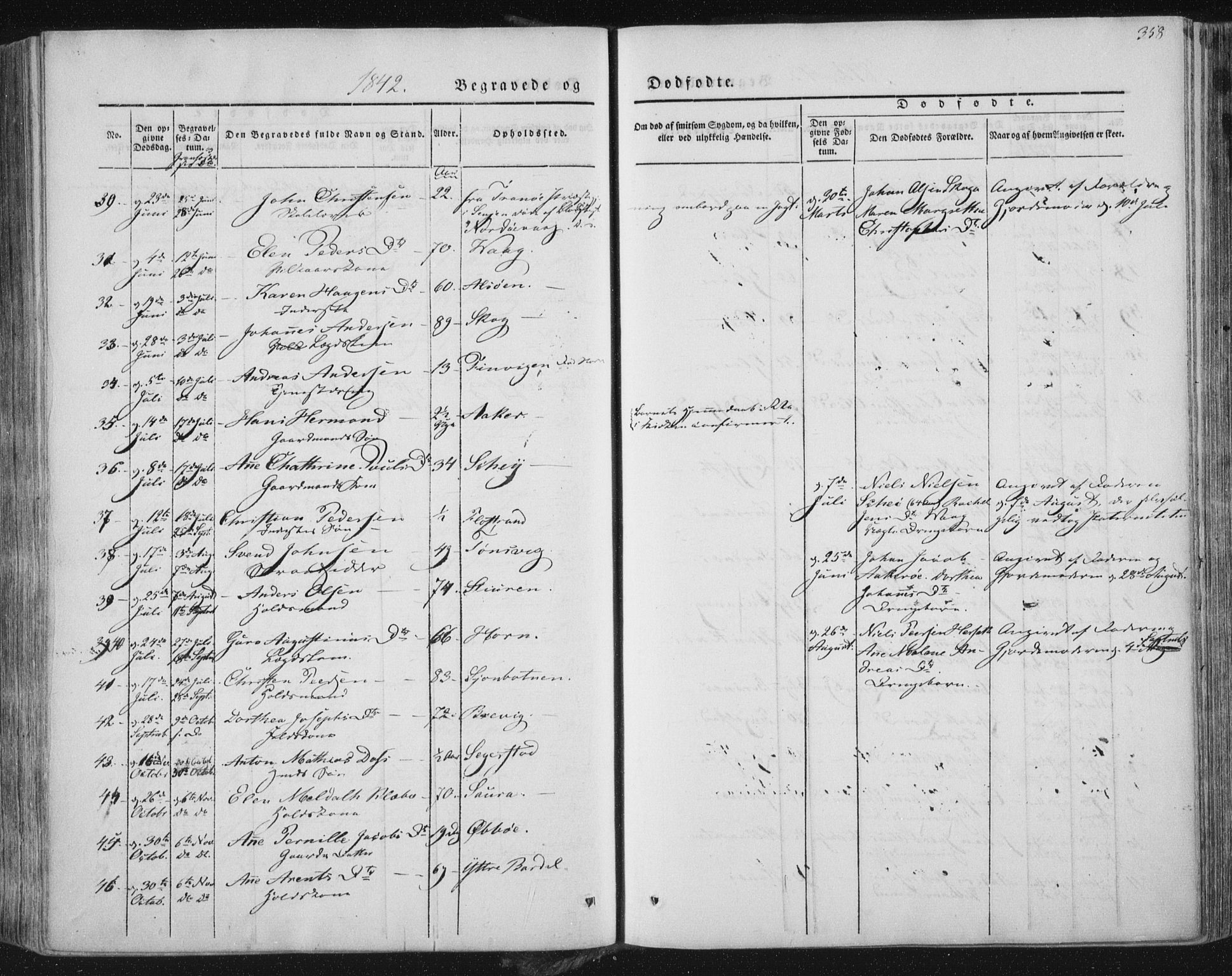 Ministerialprotokoller, klokkerbøker og fødselsregistre - Nordland, AV/SAT-A-1459/838/L0549: Parish register (official) no. 838A07, 1840-1854, p. 358