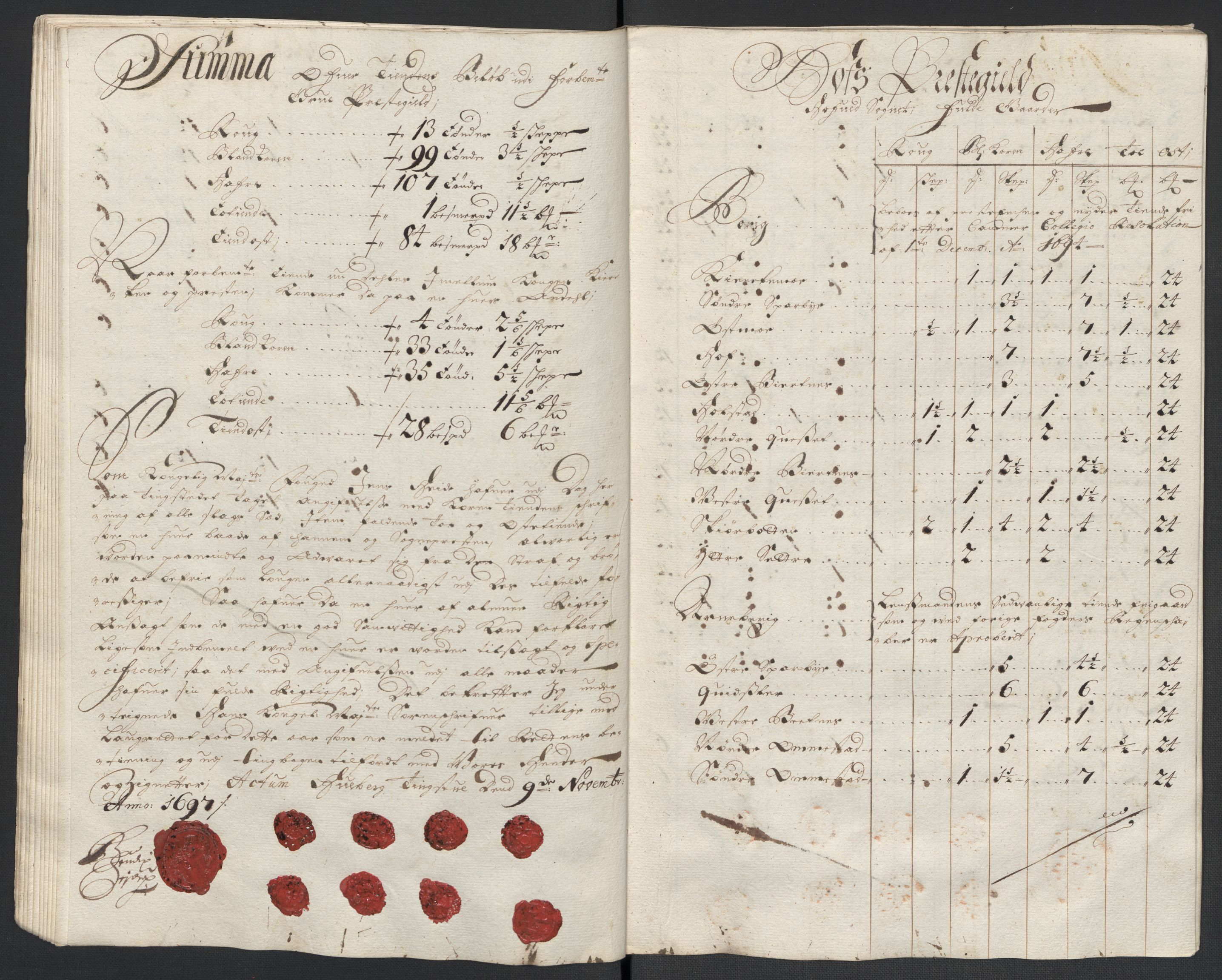 Rentekammeret inntil 1814, Reviderte regnskaper, Fogderegnskap, AV/RA-EA-4092/R13/L0835: Fogderegnskap Solør, Odal og Østerdal, 1697, p. 191
