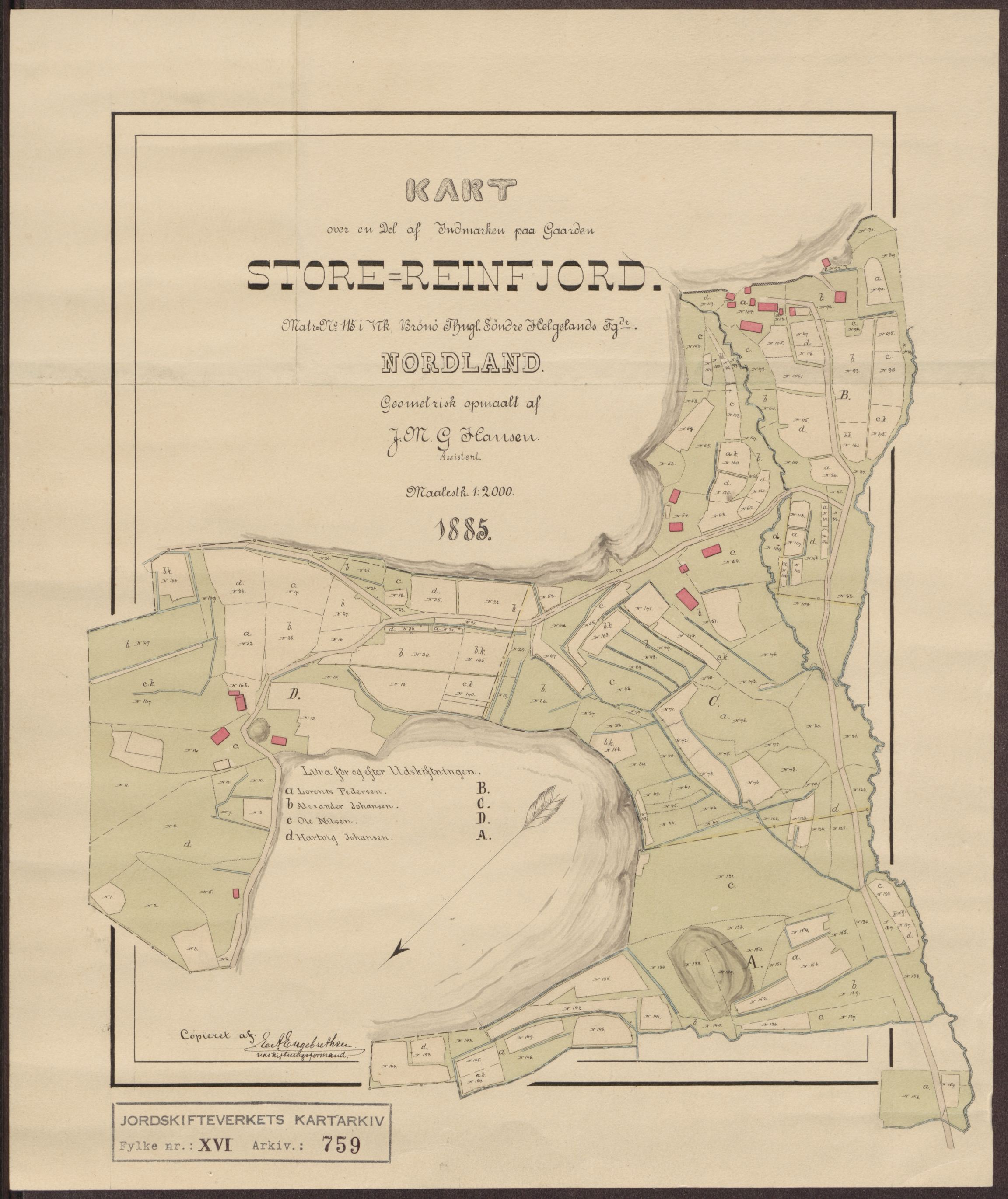 Jordskifteverkets kartarkiv, AV/RA-S-3929/T, 1859-1988, p. 891
