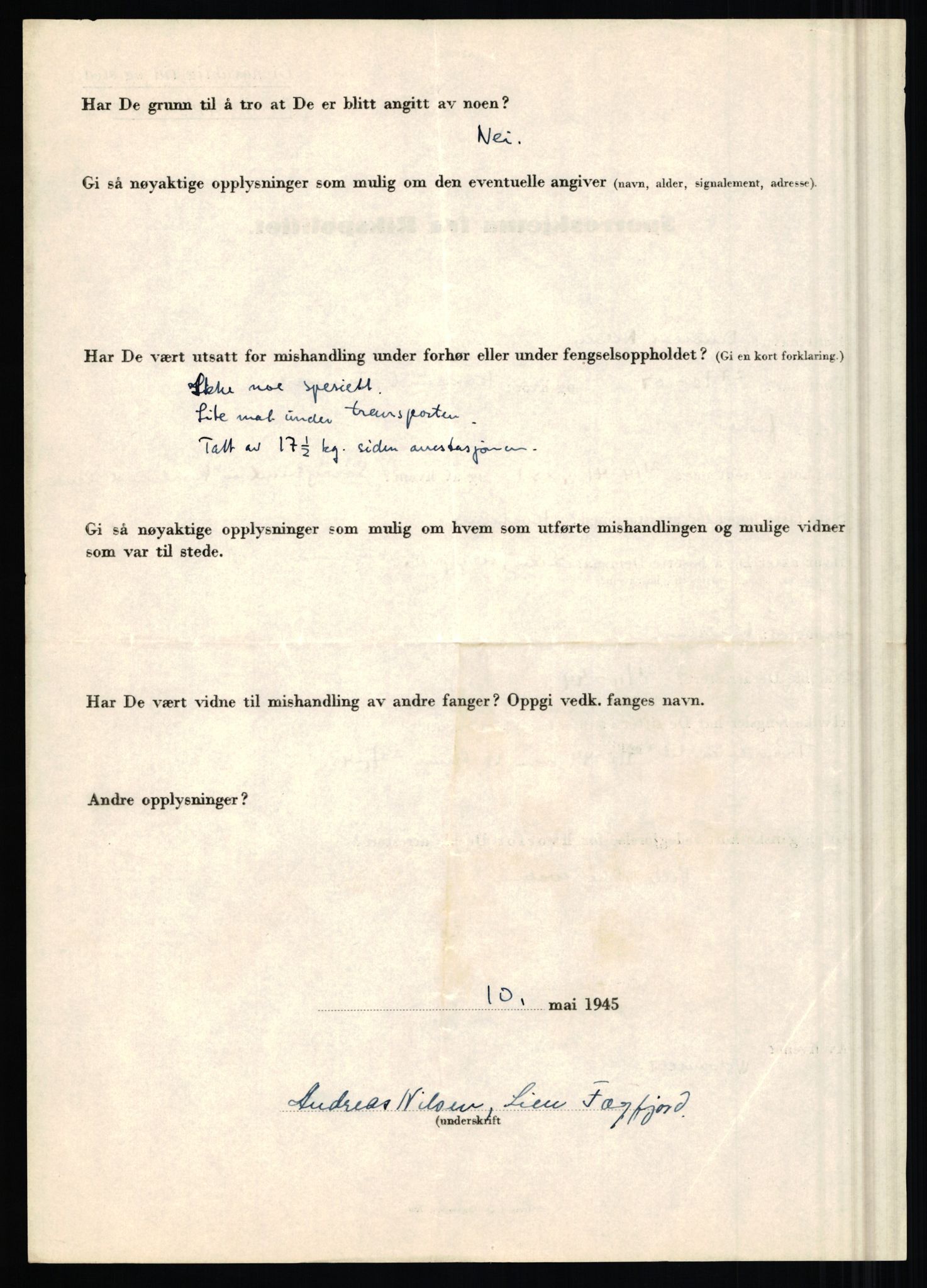 Rikspolitisjefen, AV/RA-S-1560/L/L0012: Mogensen, Øivind - Noraas, Lars, 1940-1945, p. 527