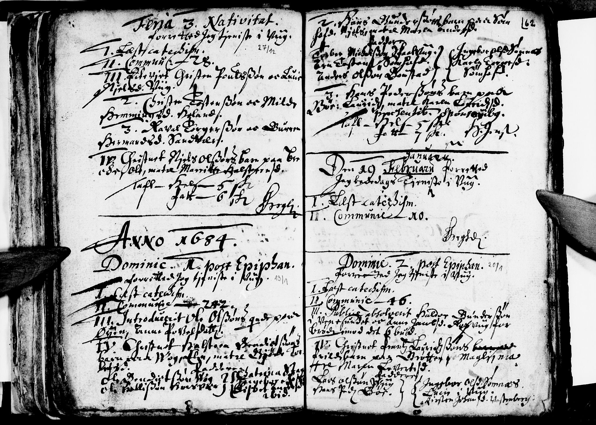 Ministerialprotokoller, klokkerbøker og fødselsregistre - Nordland, SAT/A-1459/812/L0172: Parish register (official) no. 812A01, 1677-1718, p. 62