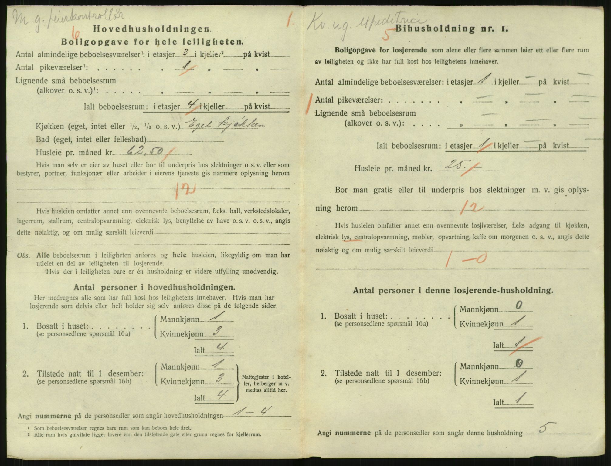 SAT, 1920 census for Trondheim, 1920, p. 27735