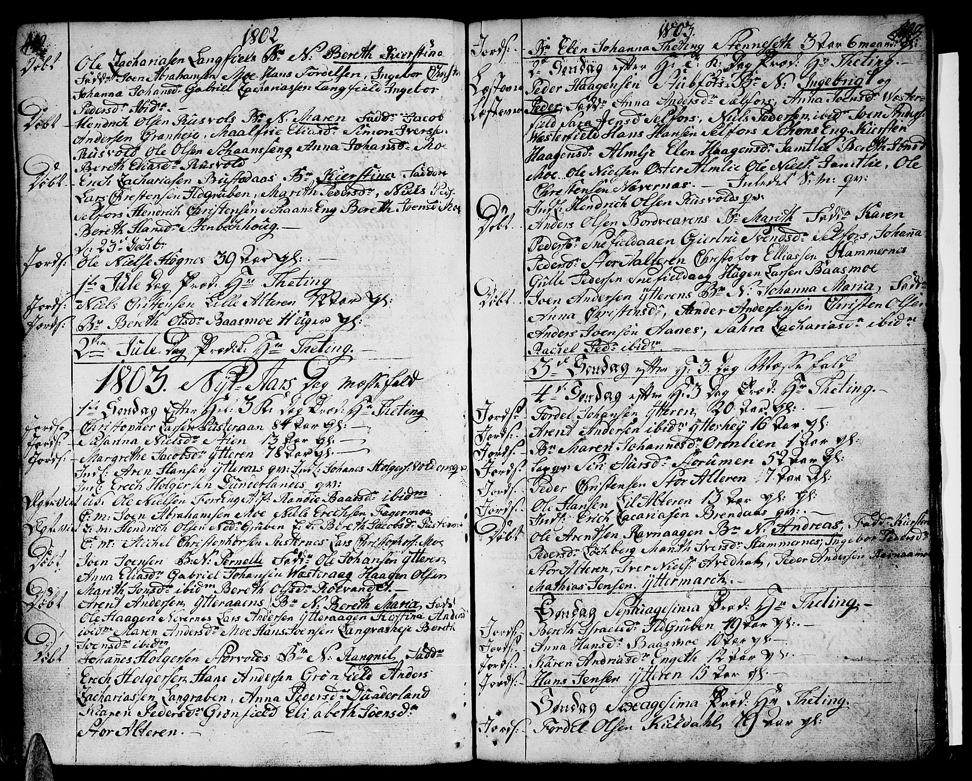 Ministerialprotokoller, klokkerbøker og fødselsregistre - Nordland, SAT/A-1459/825/L0349: Parish register (official) no. 825A05 /2, 1790-1806, p. 442-443