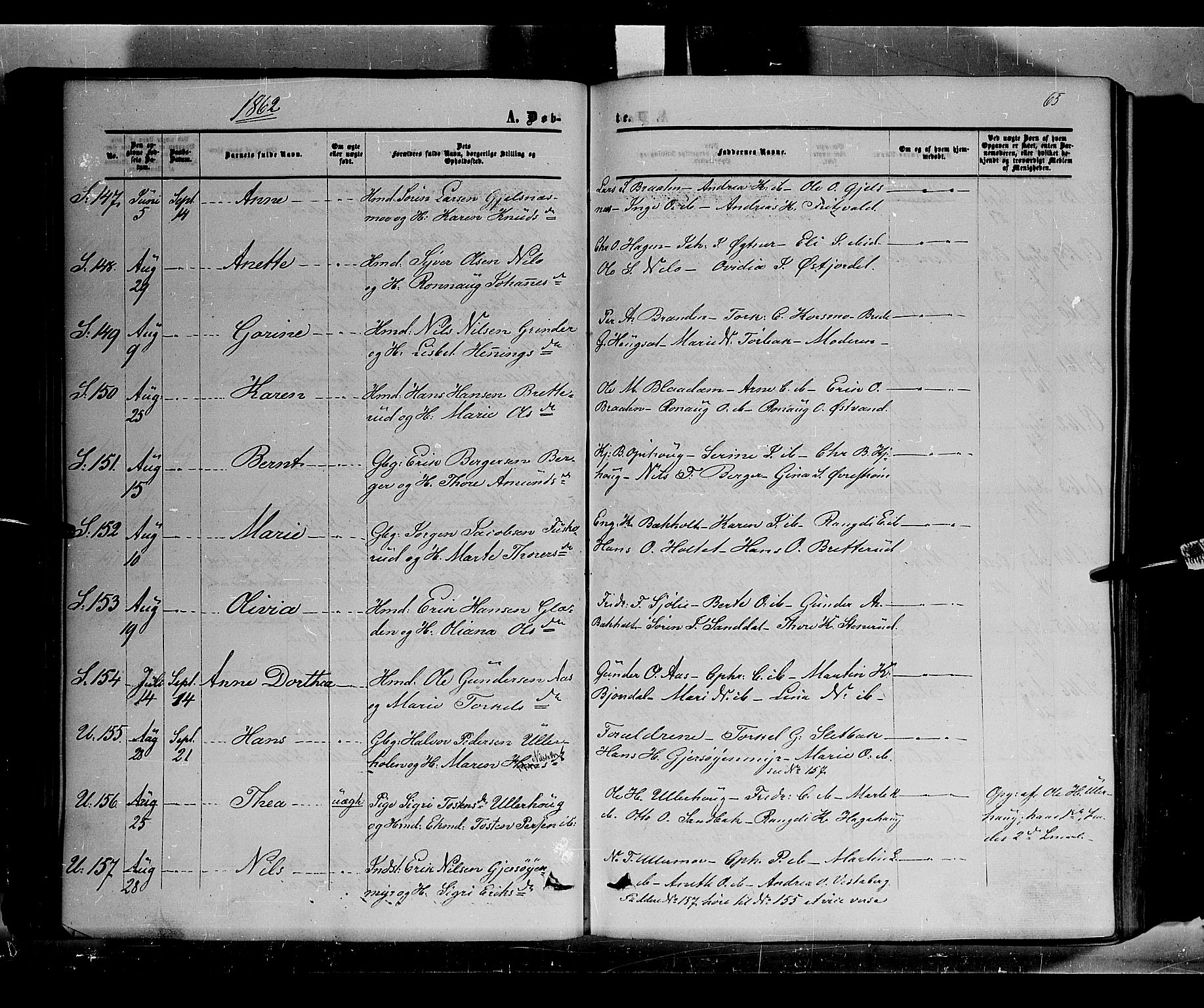 Sør-Odal prestekontor, AV/SAH-PREST-030/H/Ha/Haa/L0002: Parish register (official) no. 2, 1859-1863, p. 65