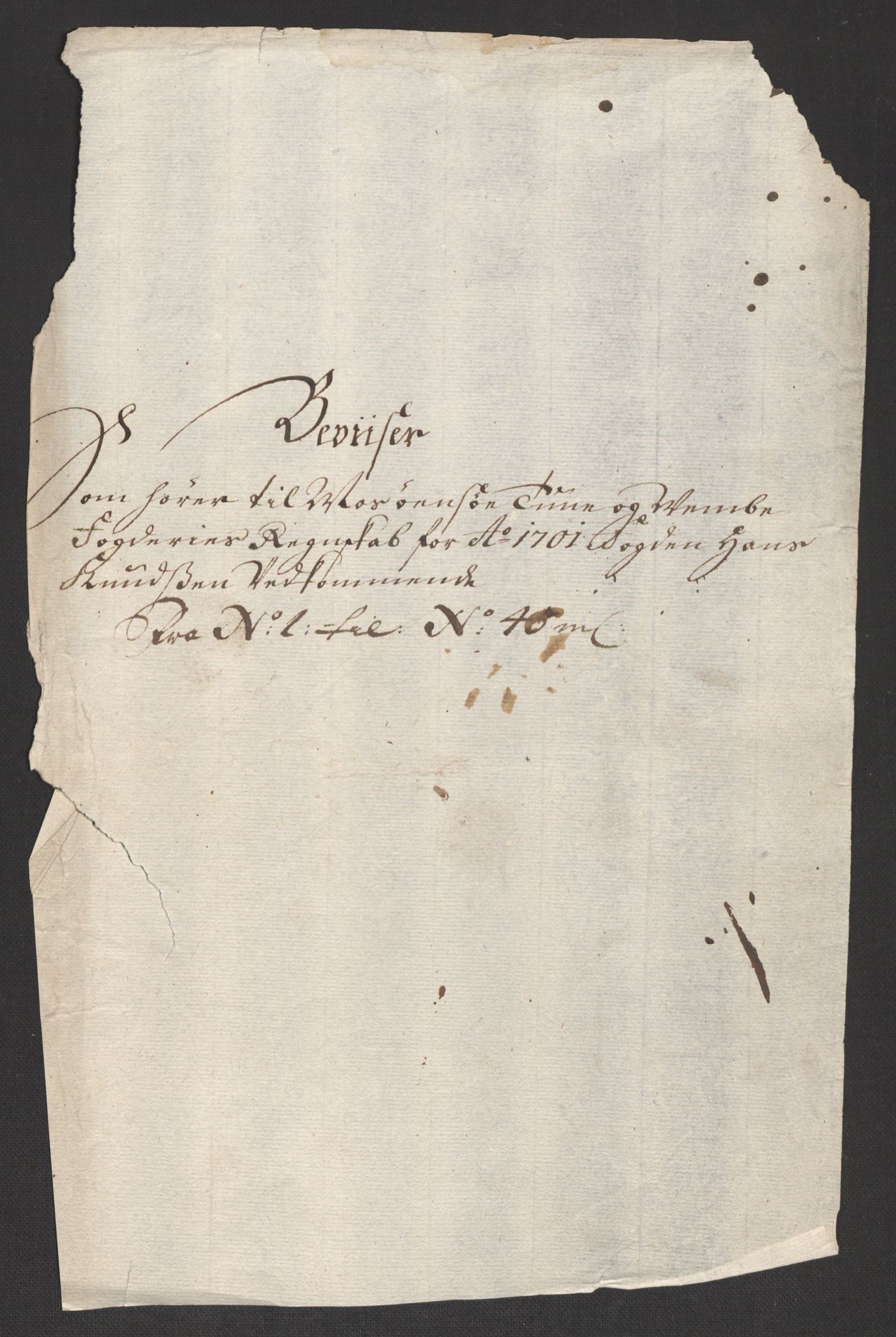 Rentekammeret inntil 1814, Reviderte regnskaper, Fogderegnskap, AV/RA-EA-4092/R04/L0130: Fogderegnskap Moss, Onsøy, Tune, Veme og Åbygge, 1701, p. 48