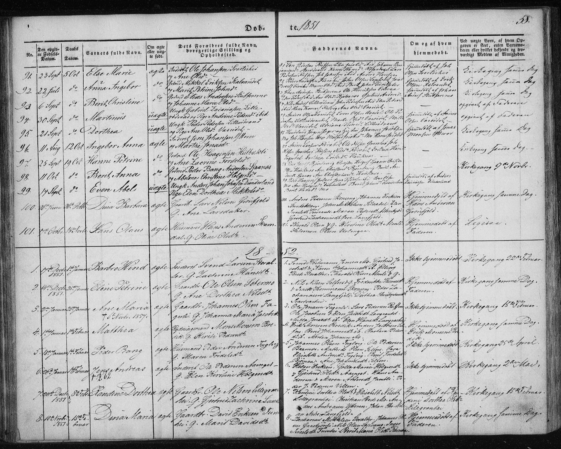 Ministerialprotokoller, klokkerbøker og fødselsregistre - Nordland, SAT/A-1459/827/L0391: Parish register (official) no. 827A03, 1842-1852, p. 58