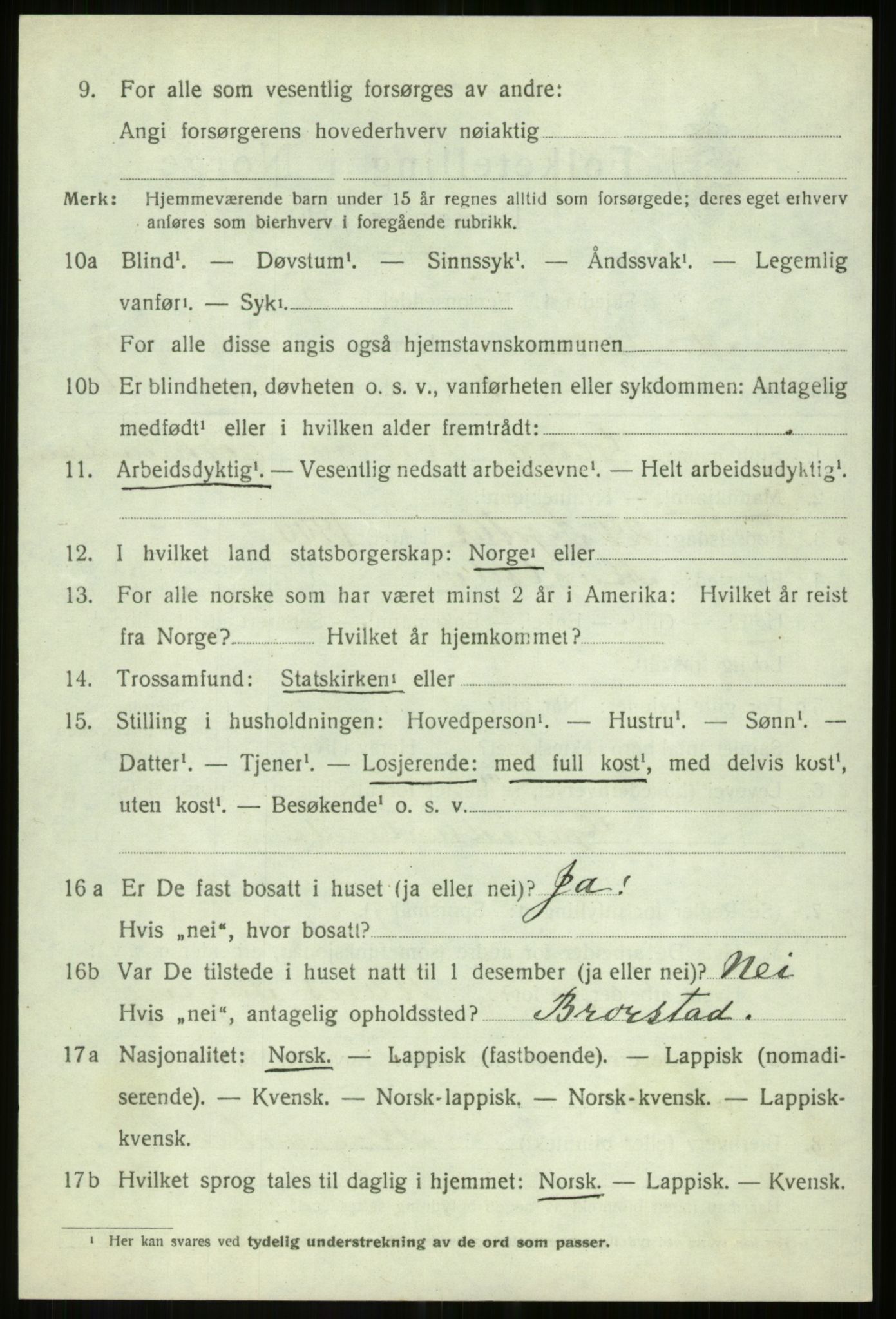 SATØ, 1920 census for Målselv, 1920, p. 6734