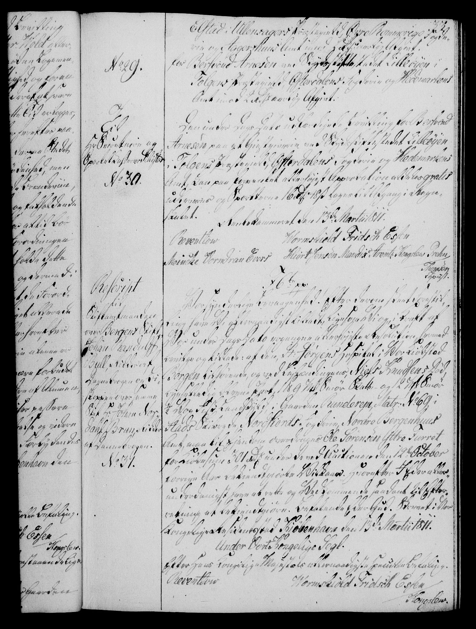 Rentekammeret, Kammerkanselliet, AV/RA-EA-3111/G/Gg/Gga/L0020: Norsk ekspedisjonsprotokoll med register (merket RK 53.20), 1811-1814, p. 33