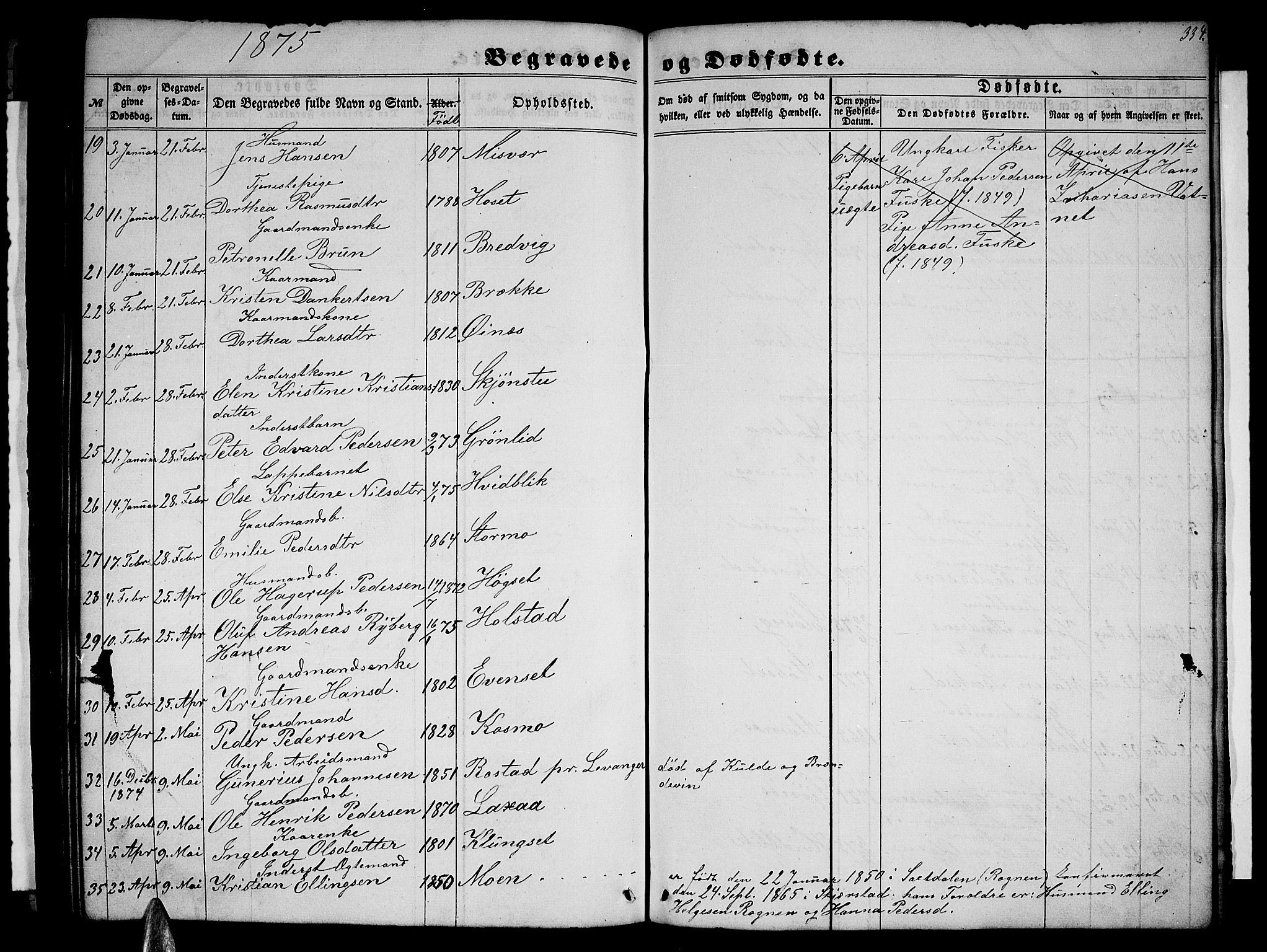 Ministerialprotokoller, klokkerbøker og fødselsregistre - Nordland, AV/SAT-A-1459/852/L0753: Parish register (copy) no. 852C04, 1856-1877, p. 334