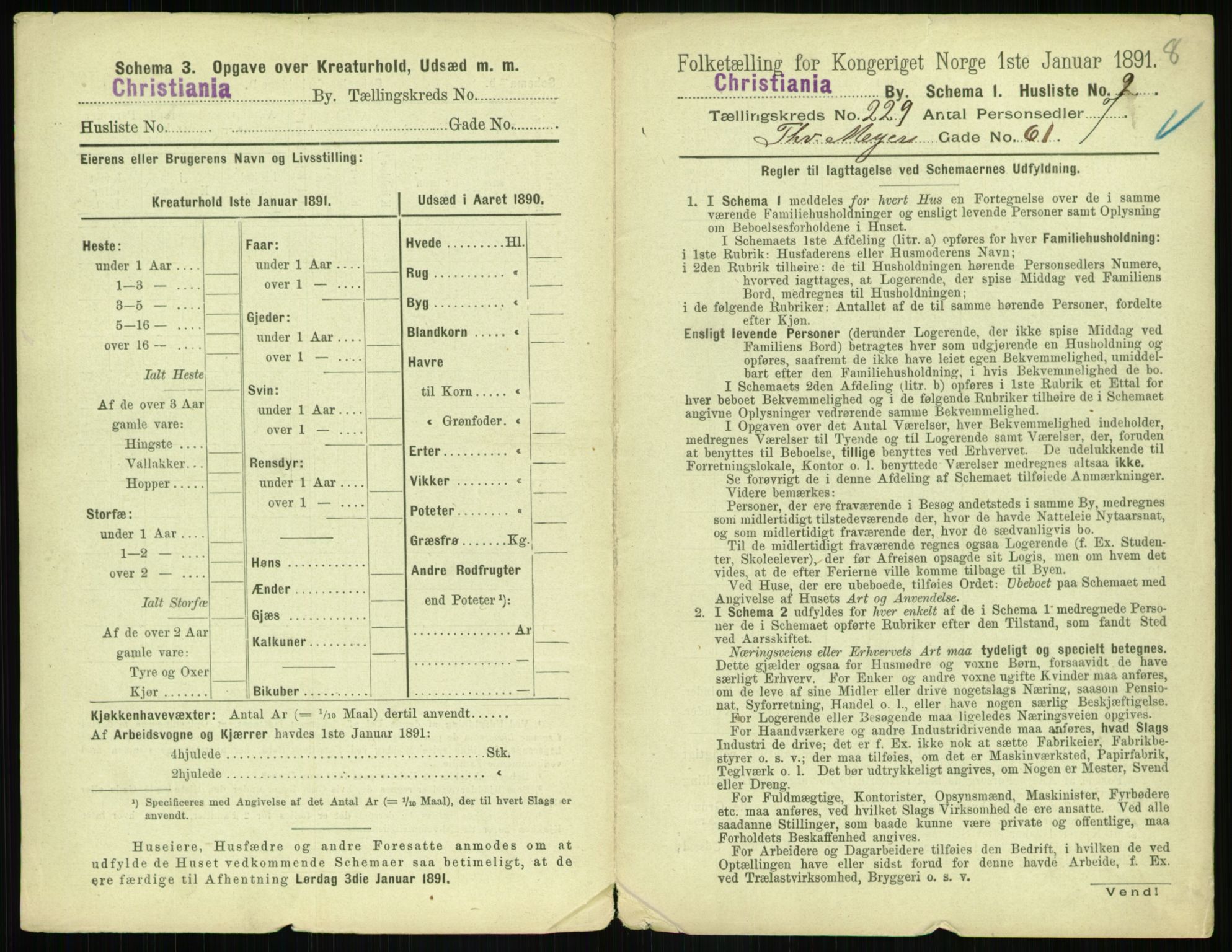 RA, 1891 census for 0301 Kristiania, 1891, p. 140356