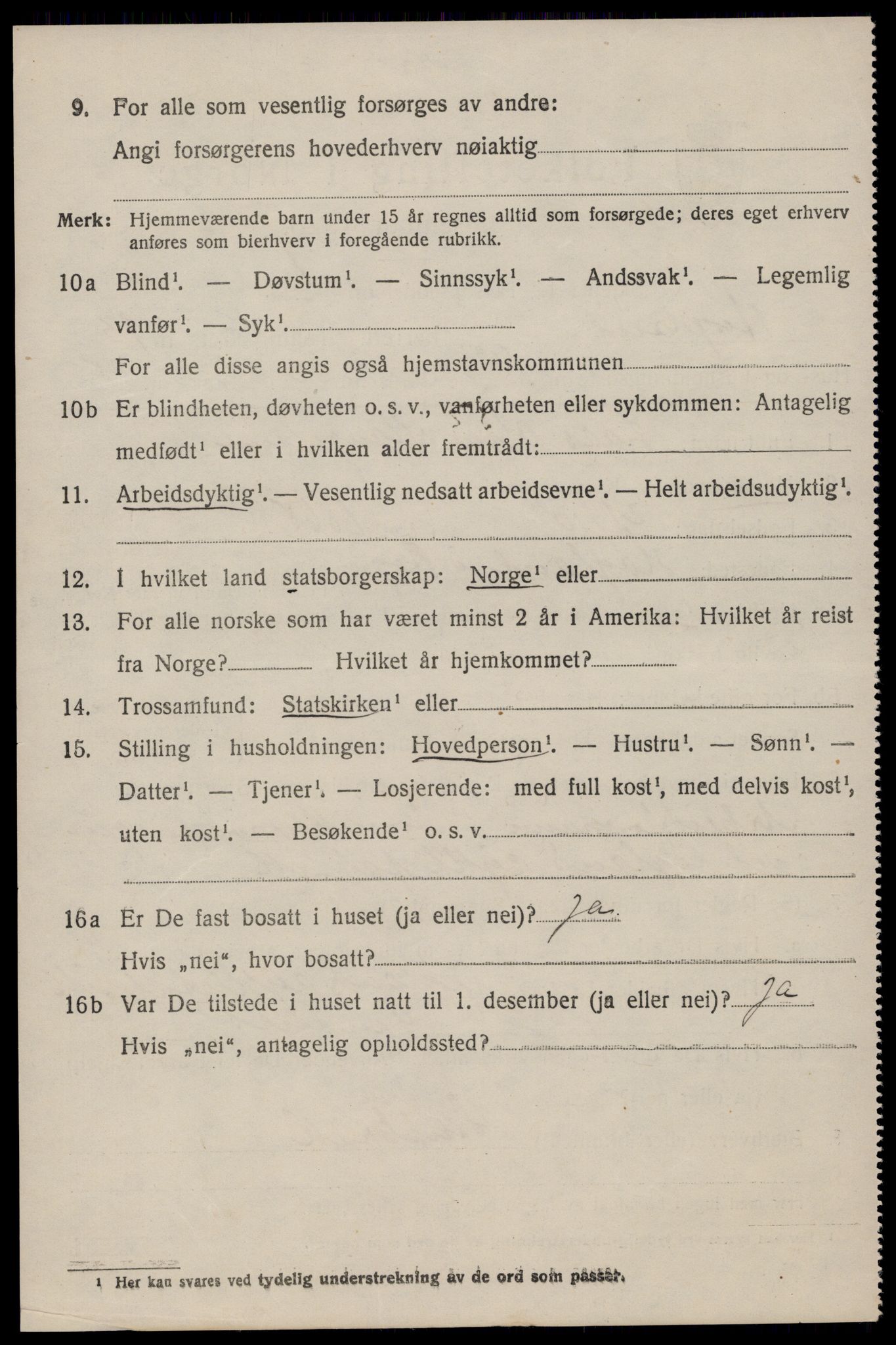 SAST, 1920 census for Høyland, 1920, p. 12977