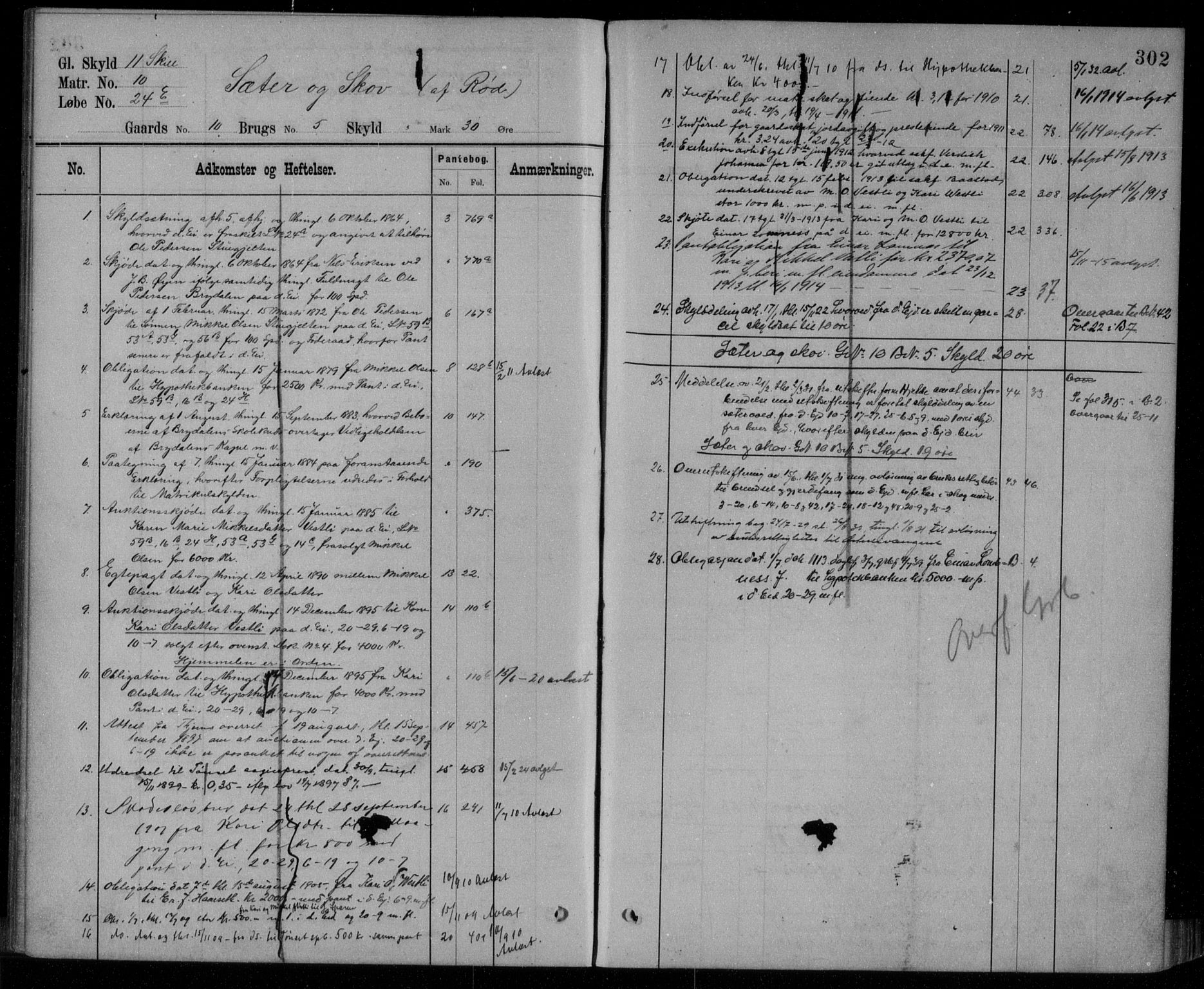 Nord-Østerdal tingrett, AV/SAH-TING-020/H/Ha/Hag/L0037: Mortgage register no. 1, 1896, p. 302