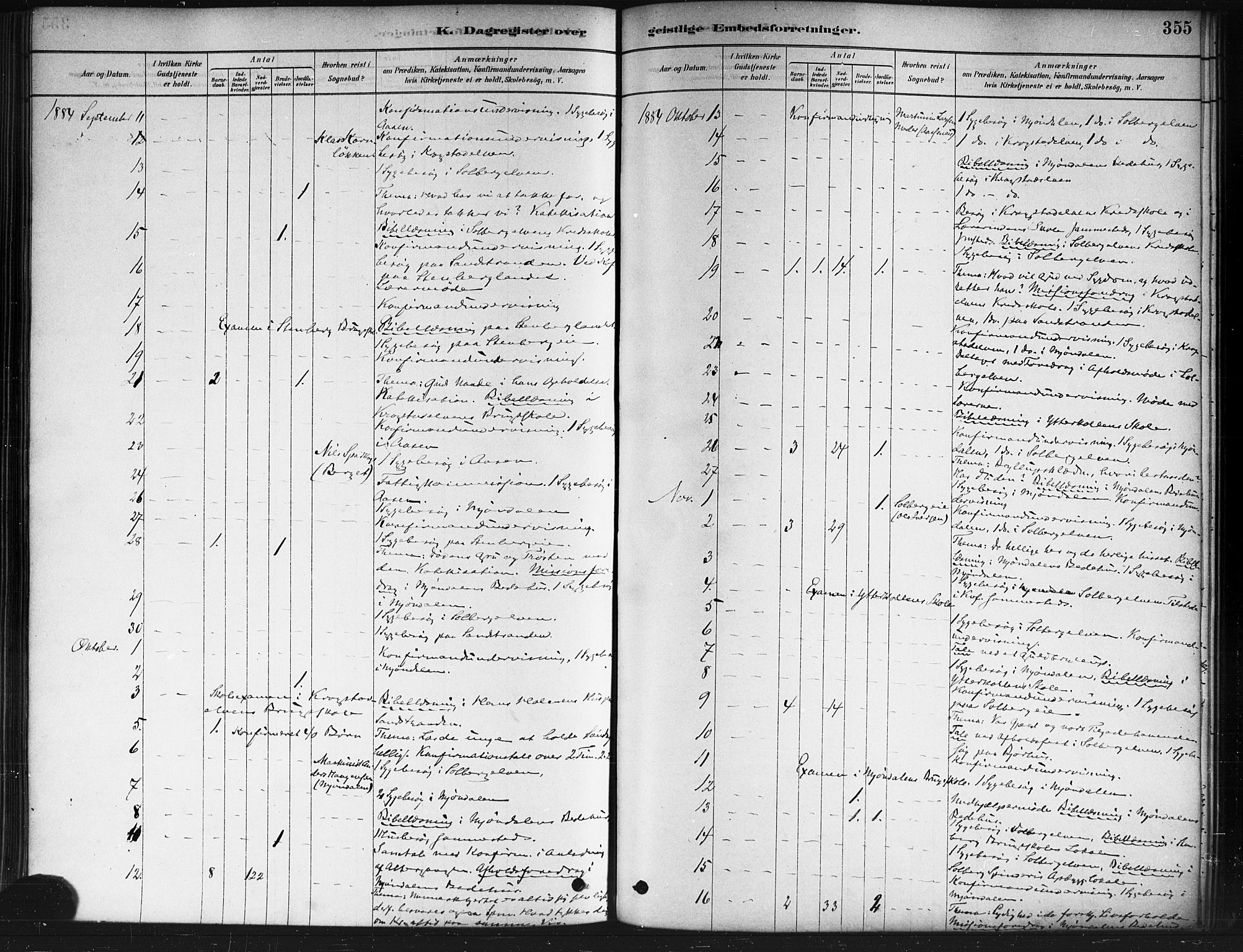 Nedre Eiker kirkebøker, SAKO/A-612/F/Fa/L0002: Parish register (official) no. 2, 1878-1885, p. 355