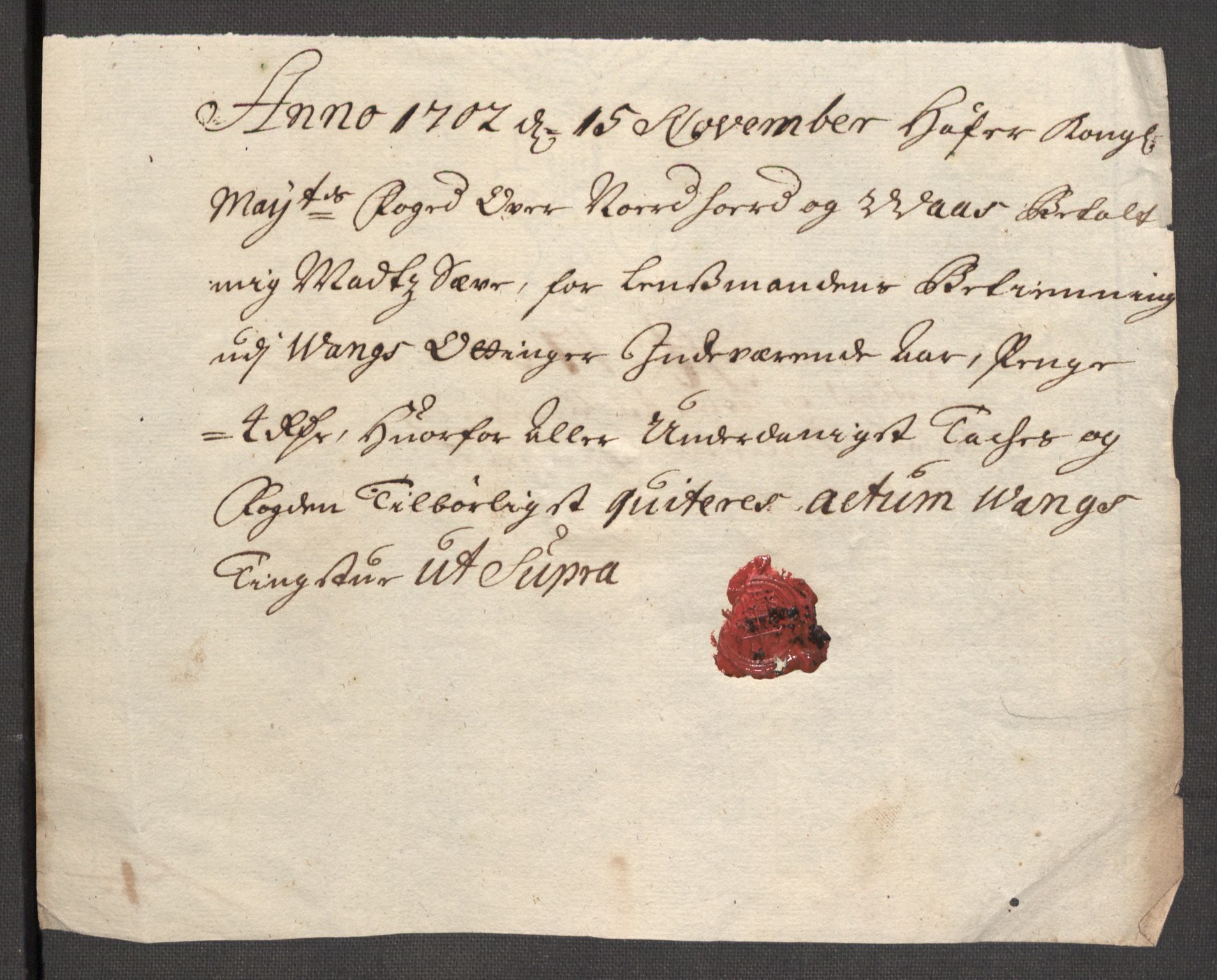 Rentekammeret inntil 1814, Reviderte regnskaper, Fogderegnskap, RA/EA-4092/R51/L3186: Fogderegnskap Nordhordland og Voss, 1702-1703, p. 154
