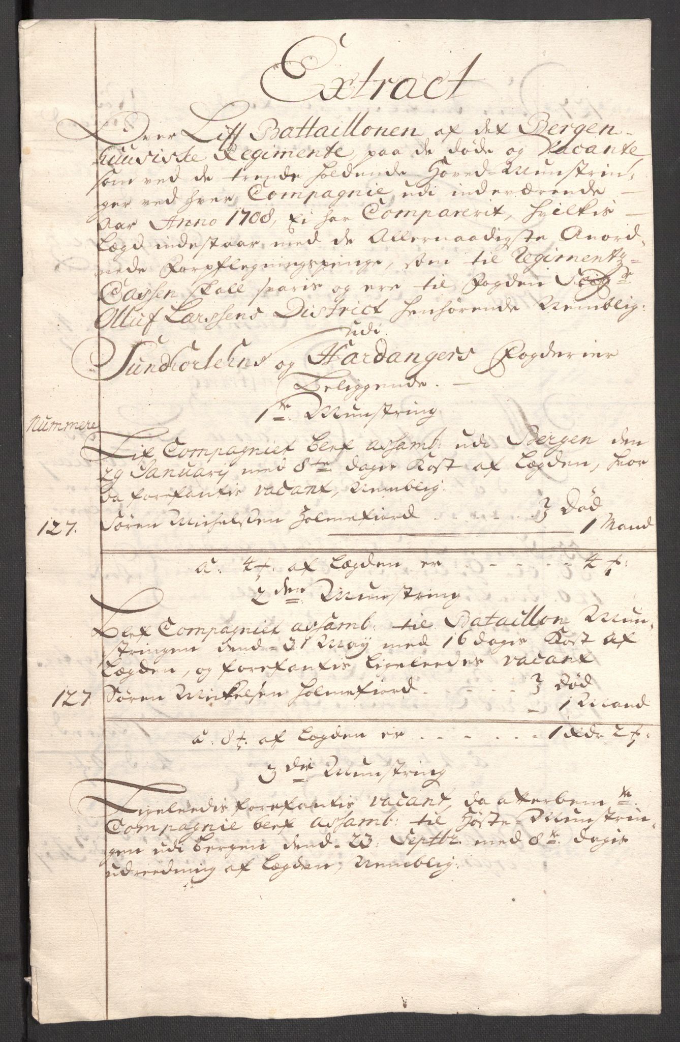 Rentekammeret inntil 1814, Reviderte regnskaper, Fogderegnskap, RA/EA-4092/R48/L2985: Fogderegnskap Sunnhordland og Hardanger, 1708, p. 175