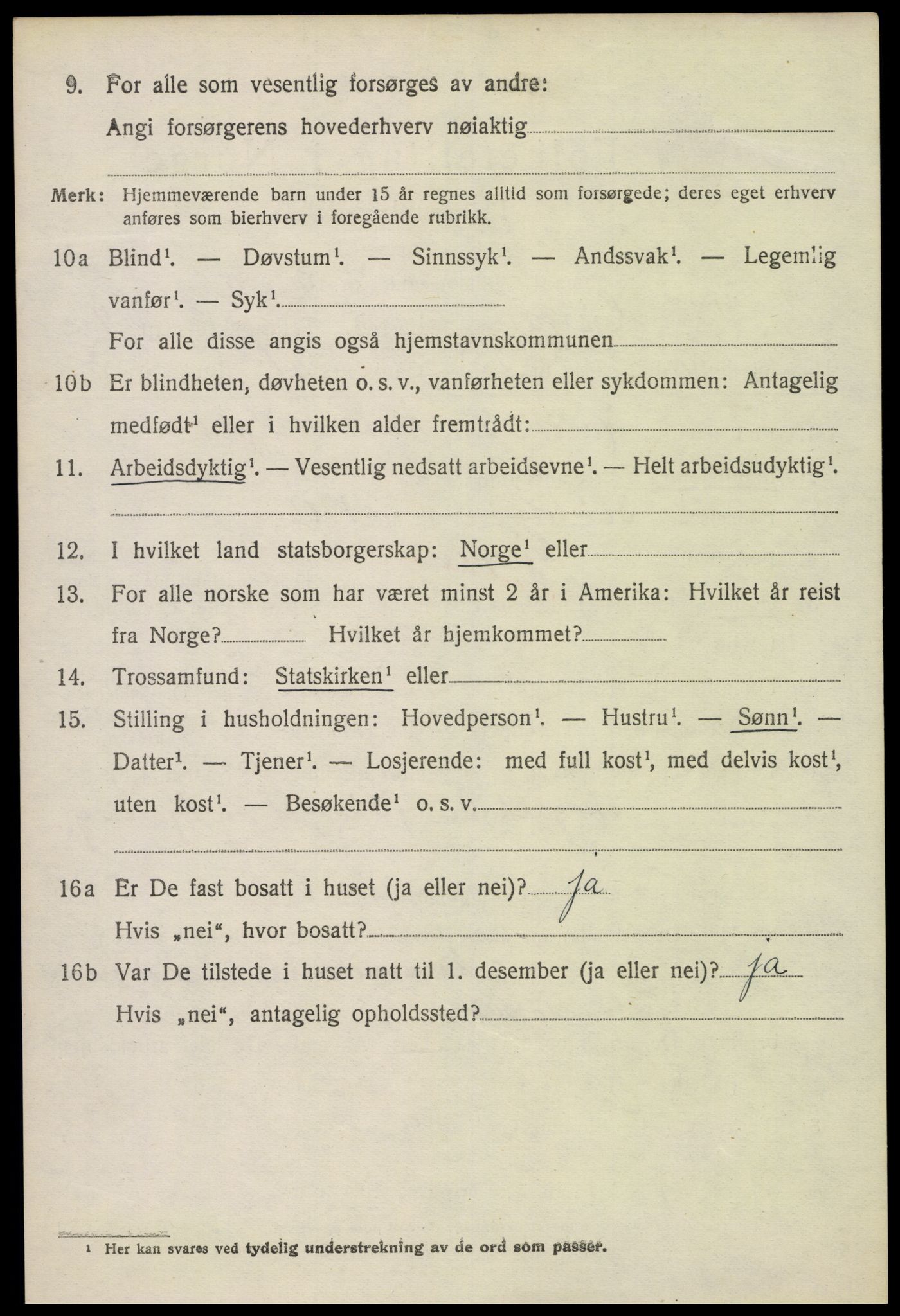 SAKO, 1920 census for Gjerpen, 1920, p. 6373