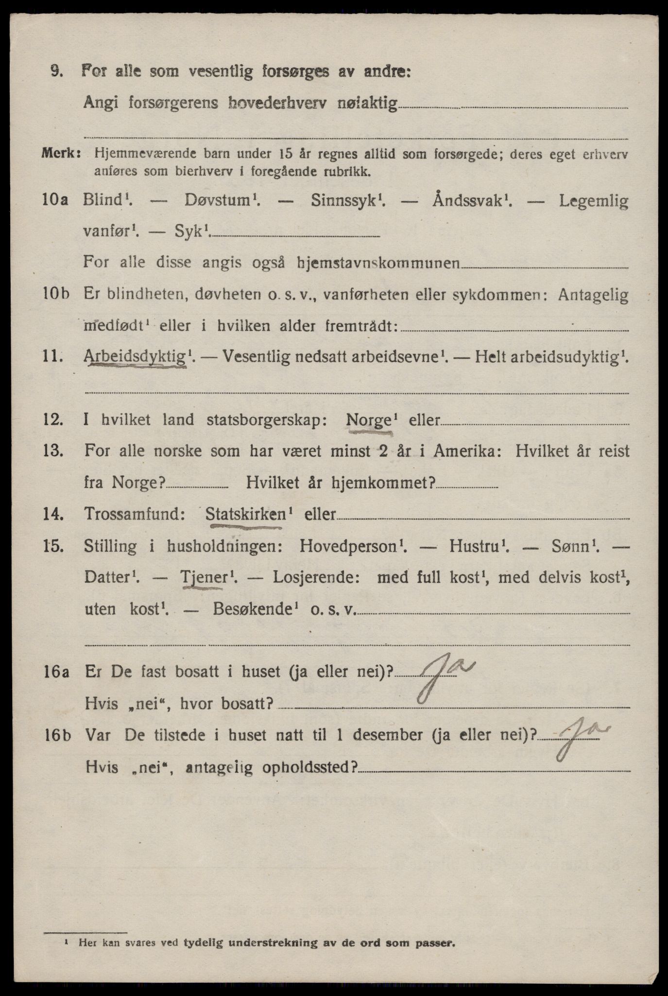 SAST, 1920 census for Sand, 1920, p. 798