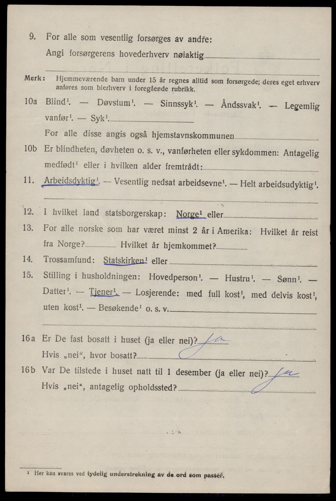 SAKO, 1920 census for Fyresdal, 1920, p. 3782