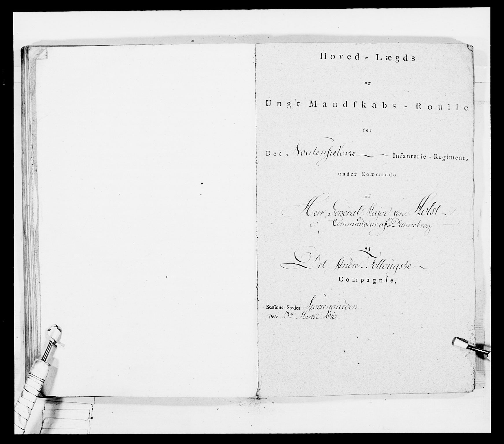 Generalitets- og kommissariatskollegiet, Det kongelige norske kommissariatskollegium, RA/EA-5420/E/Eh/L0034: Nordafjelske gevorbne infanteriregiment, 1810, p. 223