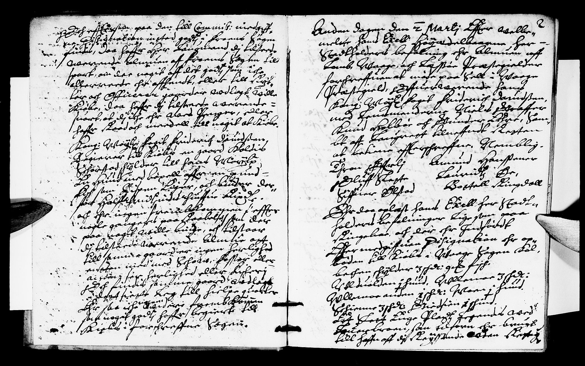 Sorenskriverier i Gudbrandsdalen, SAH/TING-036/G/Gb/Gba/L0005: Tingbok - Nord-Gudbrandsdal, 1666, p. 1b-2a