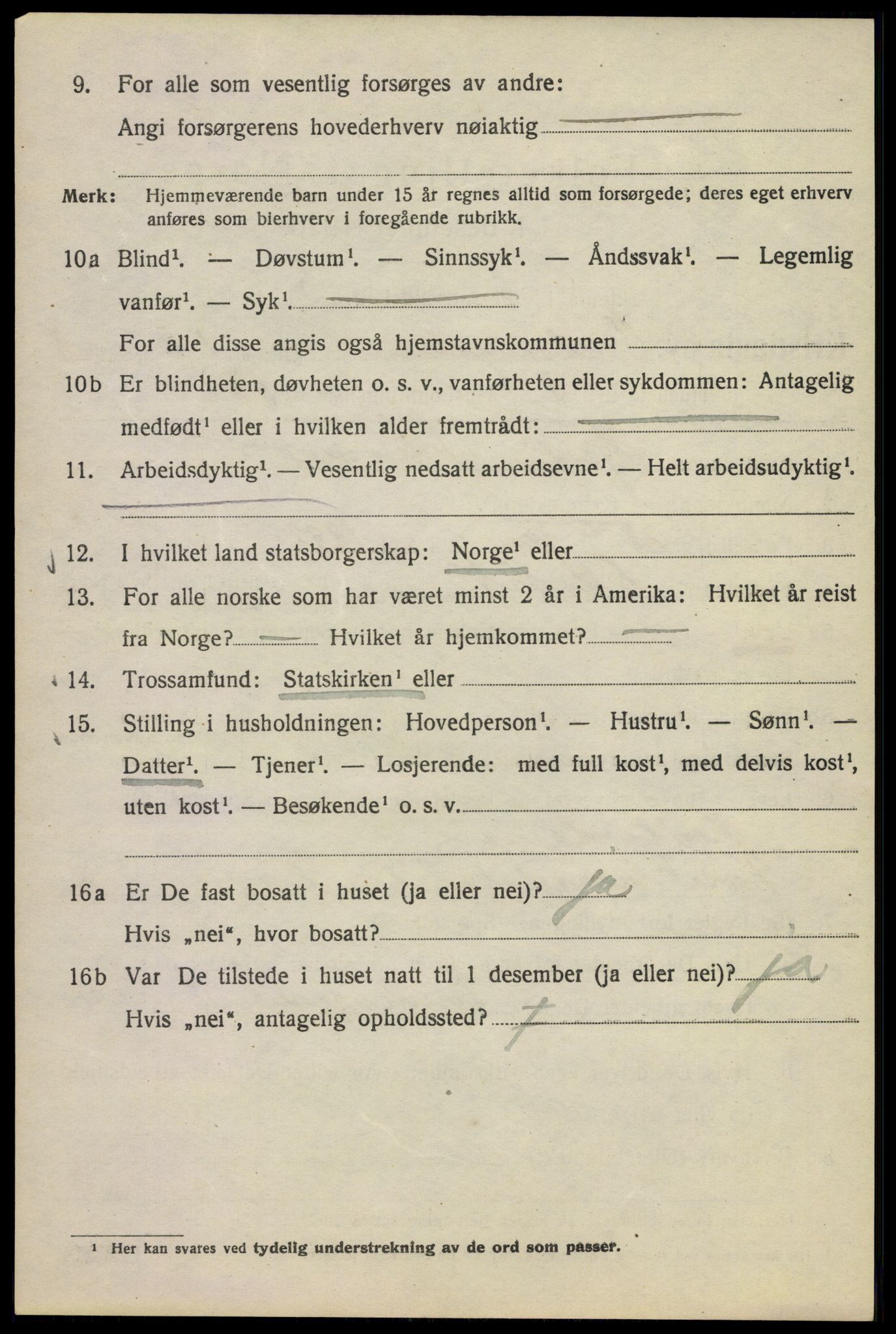 SAO, 1920 census for Kristiania, 1920, p. 603408