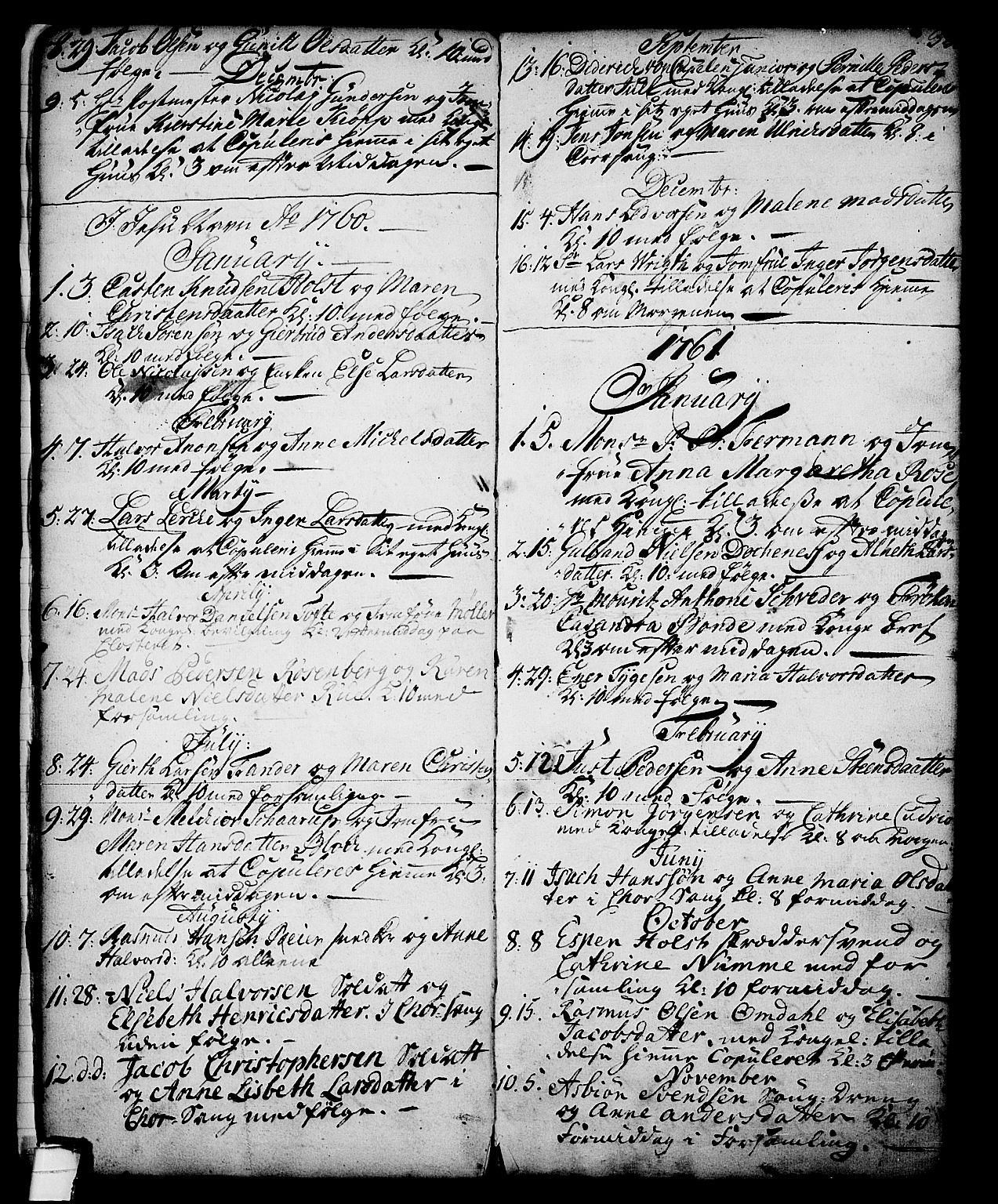 Skien kirkebøker, SAKO/A-302/G/Ga/L0001: Parish register (copy) no. 1, 1756-1791, p. 32