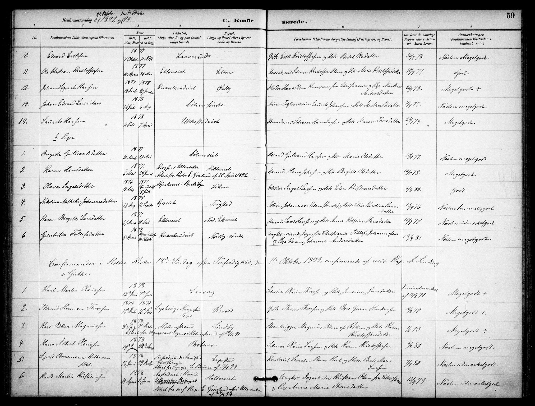 Nannestad prestekontor Kirkebøker, AV/SAO-A-10414a/F/Fb/L0002: Parish register (official) no. II 2, 1891-1909, p. 59