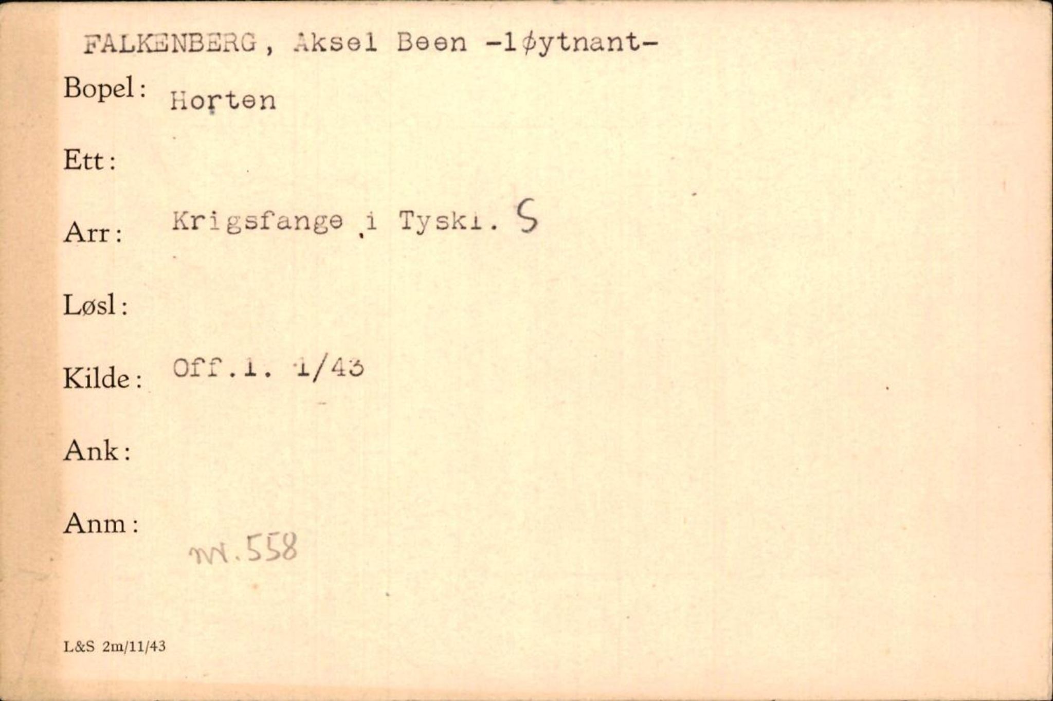 Forsvaret, Forsvarets krigshistoriske avdeling, AV/RA-RAFA-2017/Y/Yf/L0200: II-C-11-2102  -  Norske krigsfanger i Tyskland, 1940-1945, p. 253