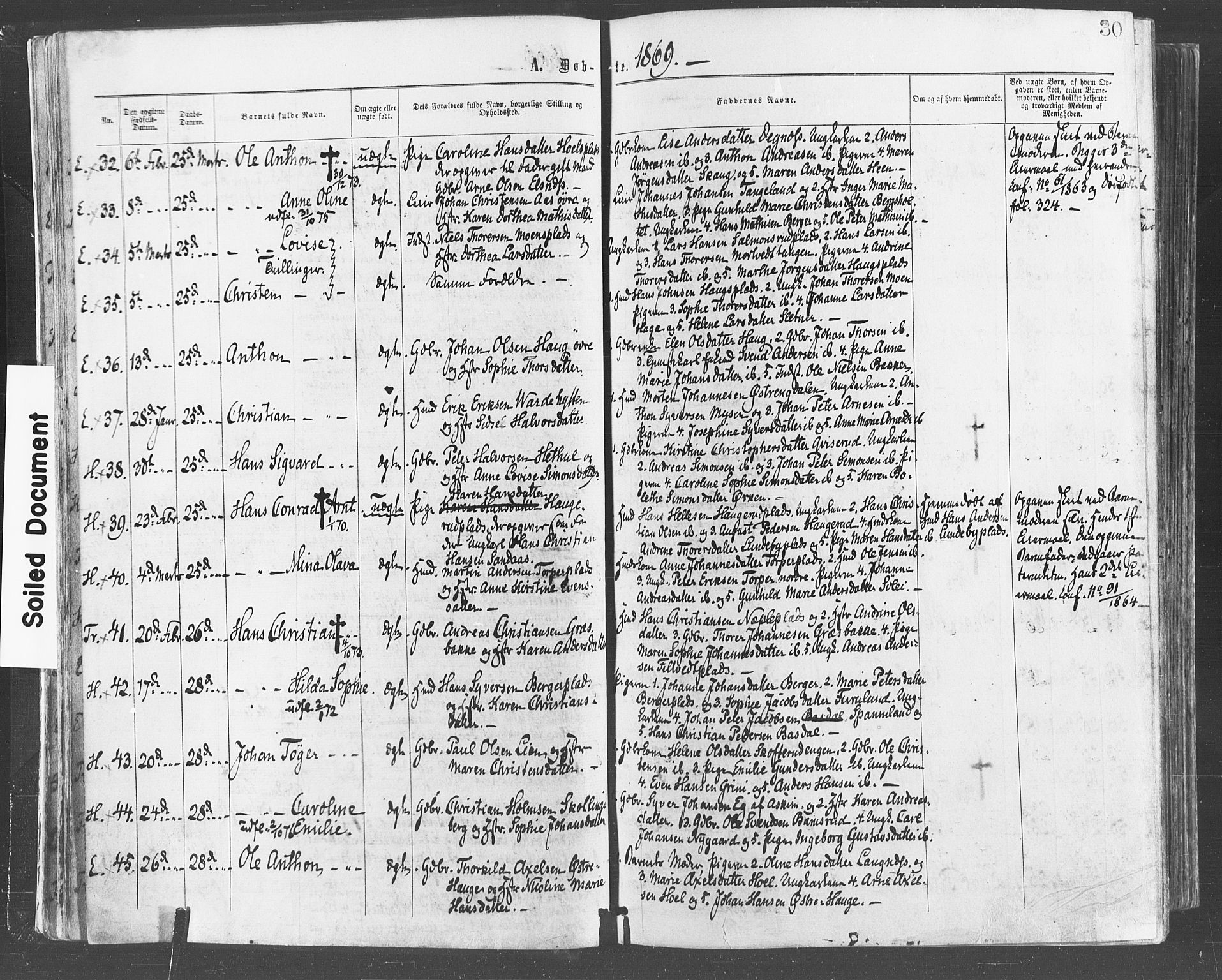 Eidsberg prestekontor Kirkebøker, AV/SAO-A-10905/F/Fa/L0011: Parish register (official) no. I 11, 1867-1878, p. 30