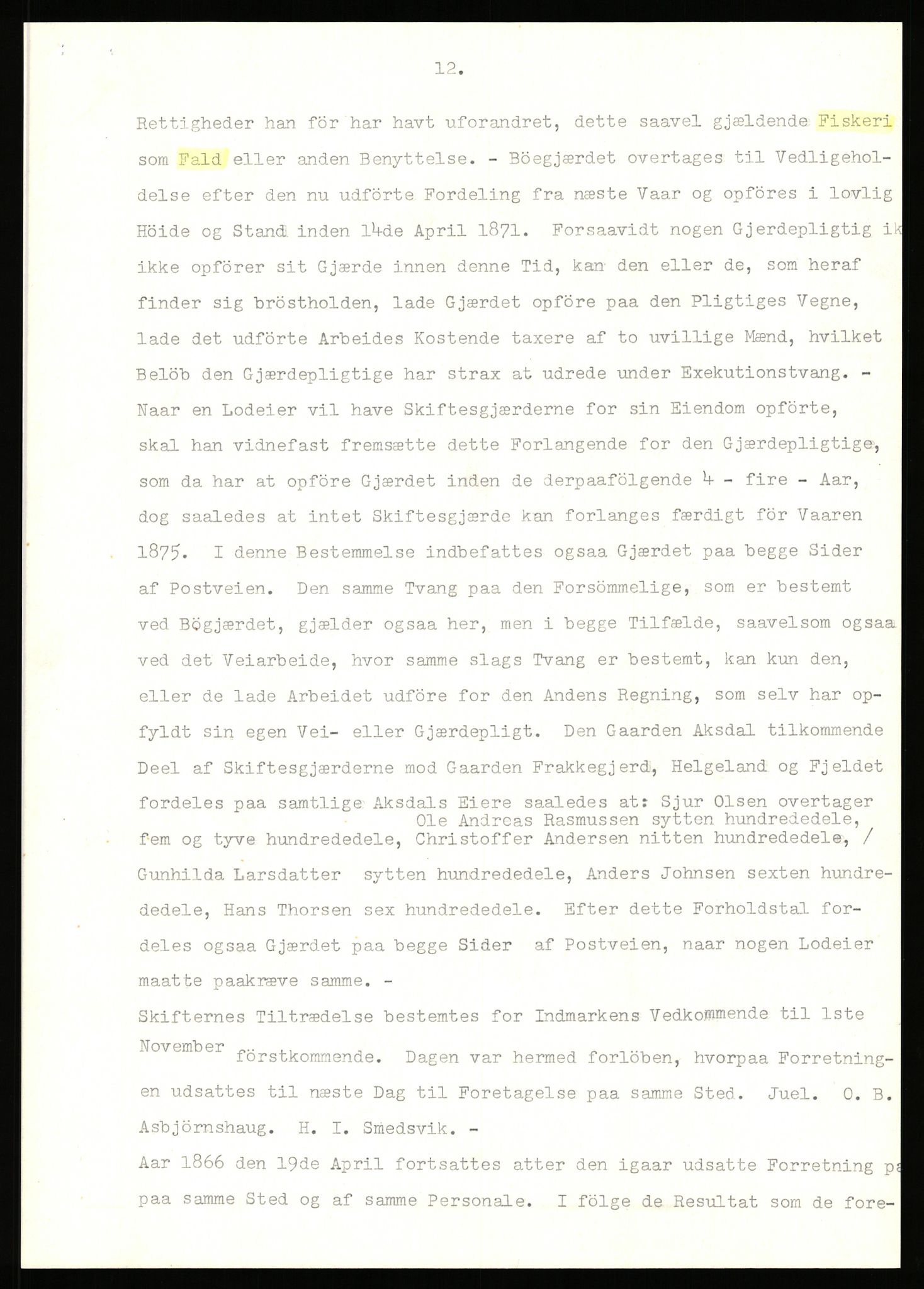 Statsarkivet i Stavanger, SAST/A-101971/03/Y/Yj/L0001: Avskrifter sortert etter gårdsnavn: Abeland - Alvs-Eike, 1750-1930, p. 87