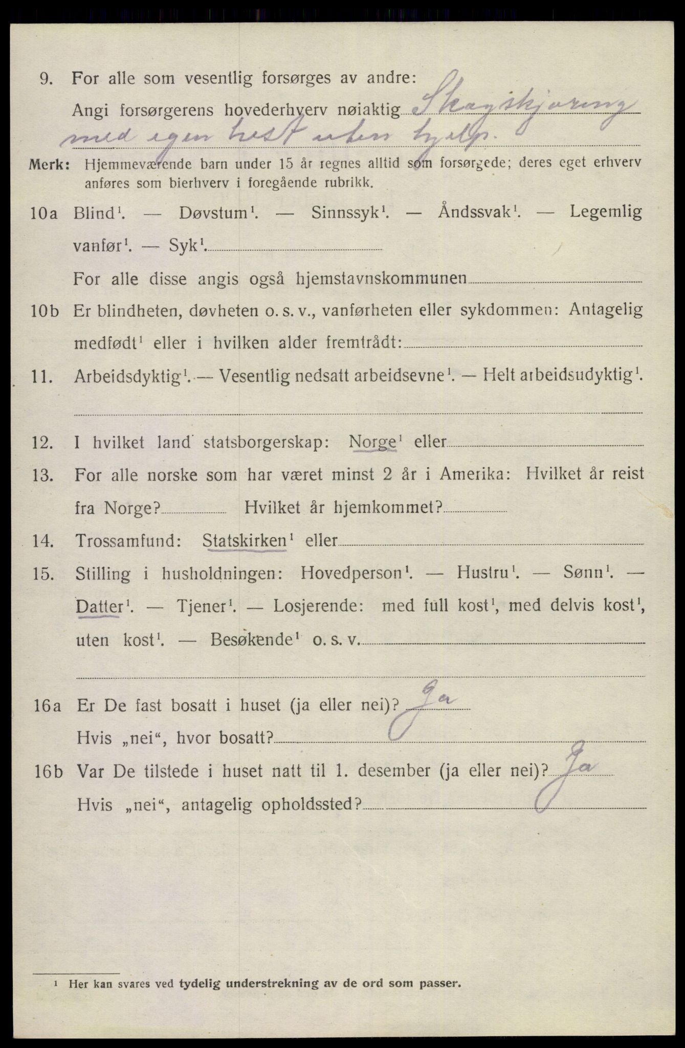 SAKO, 1920 census for Siljan, 1920, p. 1442