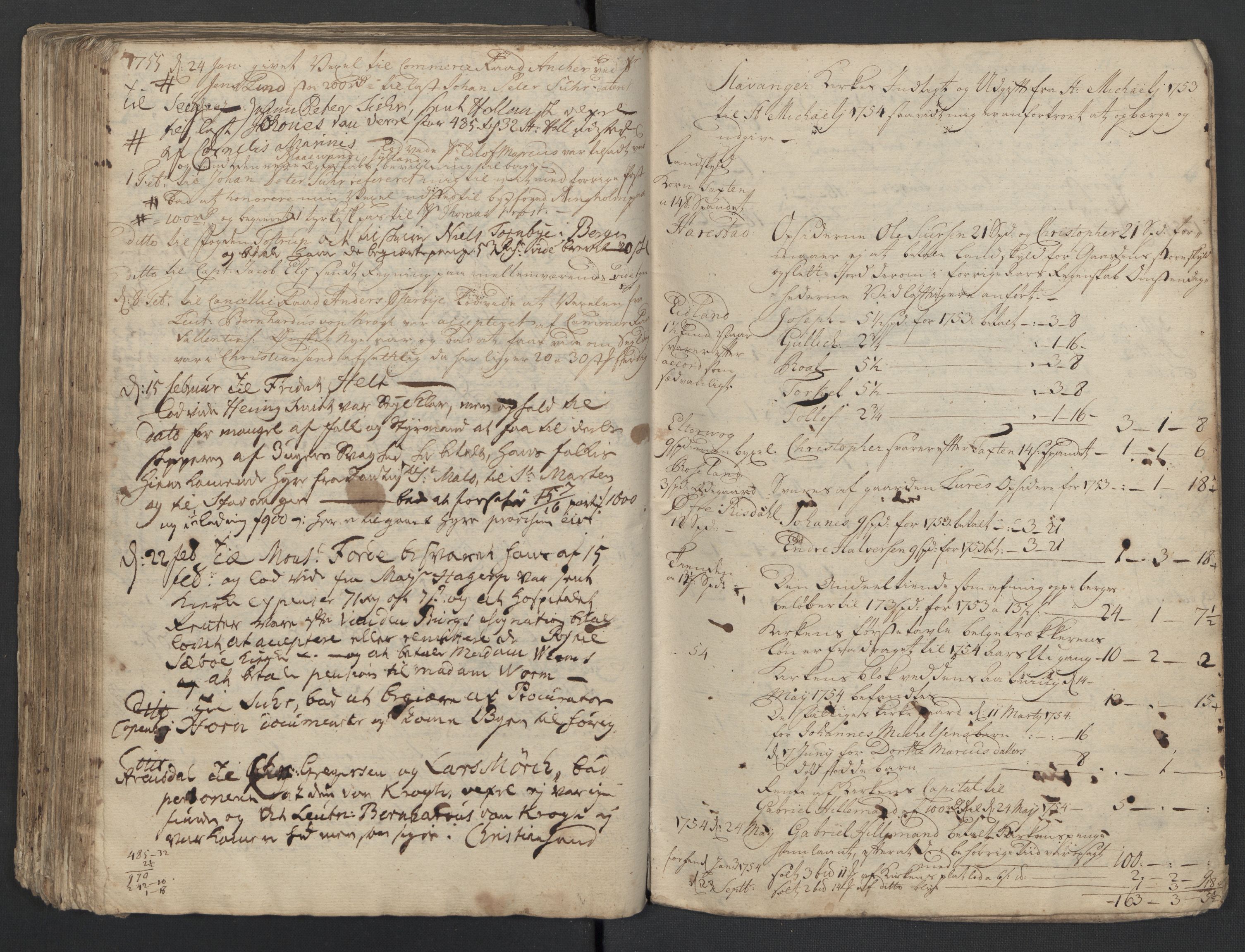 Pa 0119 - Smith, Lauritz Andersen og Lauritz Lauritzen, SAST/A-100231/O/L0001: Kopibøker m.m., 1746-1755, p. 195