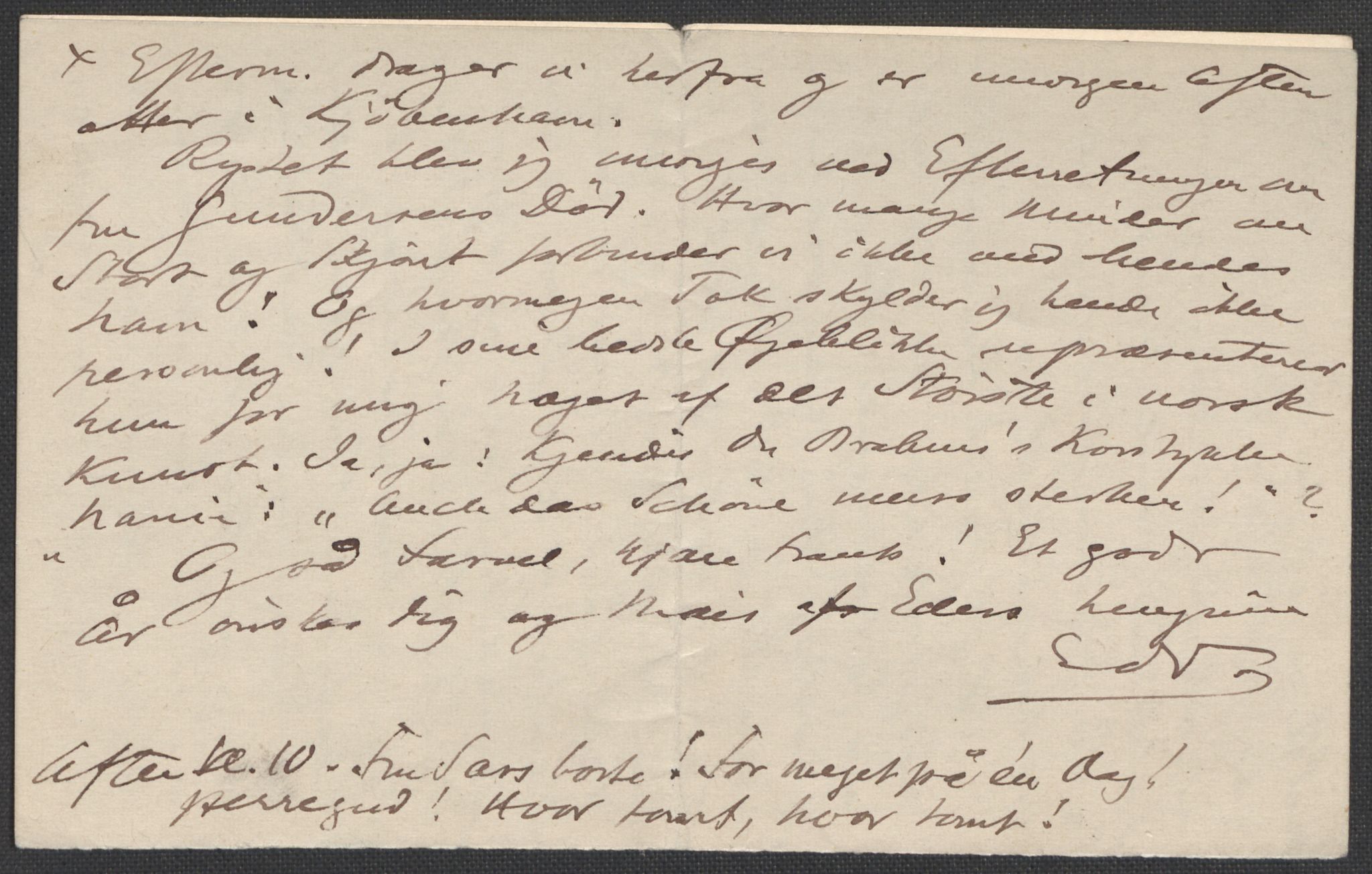 Beyer, Frants, AV/RA-PA-0132/F/L0001: Brev fra Edvard Grieg til Frantz Beyer og "En del optegnelser som kan tjene til kommentar til brevene" av Marie Beyer, 1872-1907, p. 541