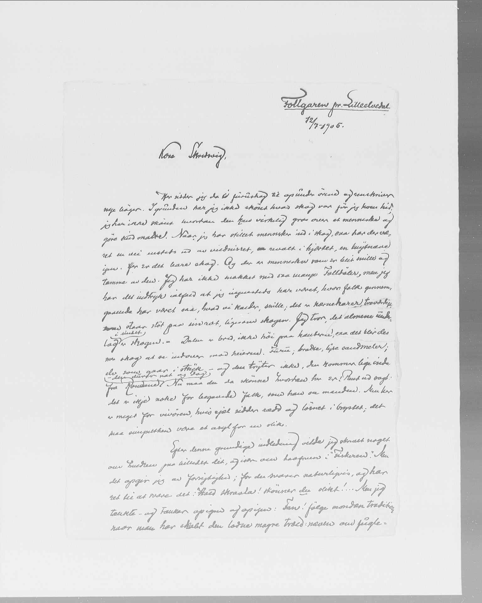 Skredsvig, Christian, AV/RA-PA-0353/E/L0001: Privatbrev fra enkeltpersoner, 1888-1961, p. 106