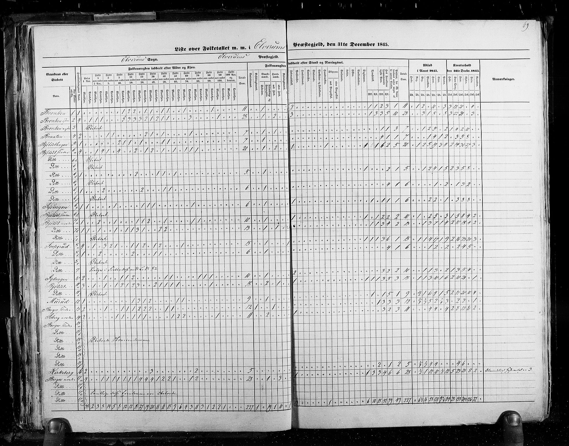 RA, Census 1845, vol. 3: Hedemarken amt og Kristians amt, 1845, p. 69