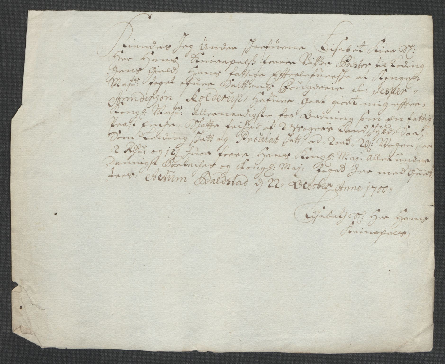 Rentekammeret inntil 1814, Reviderte regnskaper, Fogderegnskap, RA/EA-4092/R66/L4579: Fogderegnskap Salten, 1697-1700, p. 414