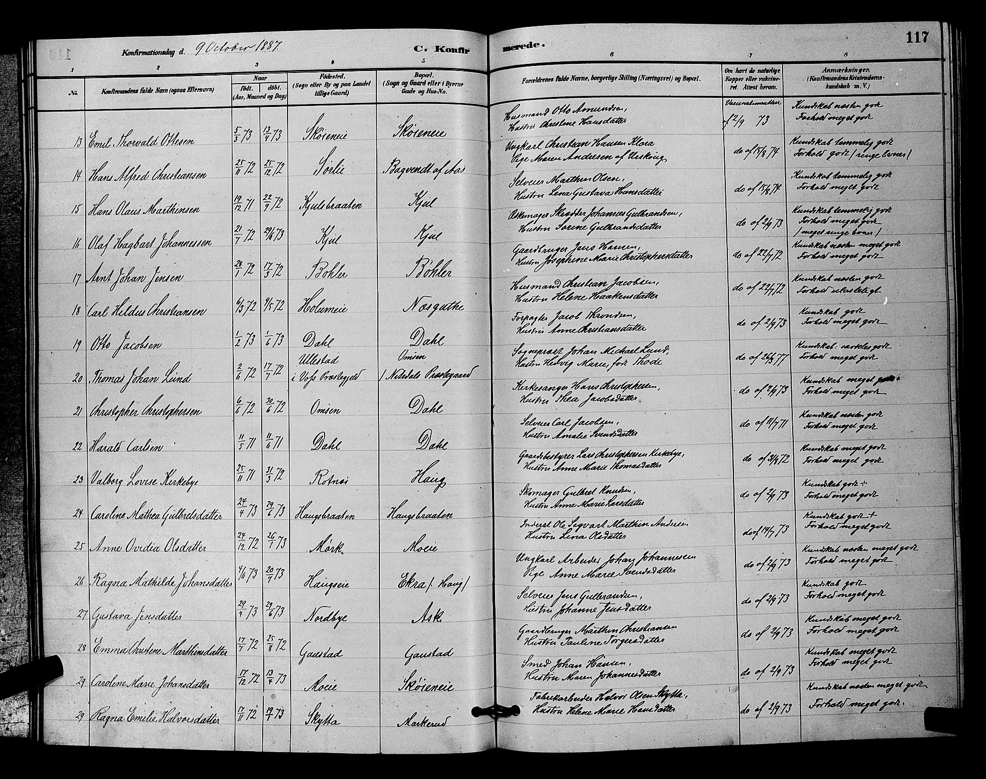 Nittedal prestekontor Kirkebøker, SAO/A-10365a/G/Ga/L0002: Parish register (copy) no. I 2, 1879-1901, p. 117